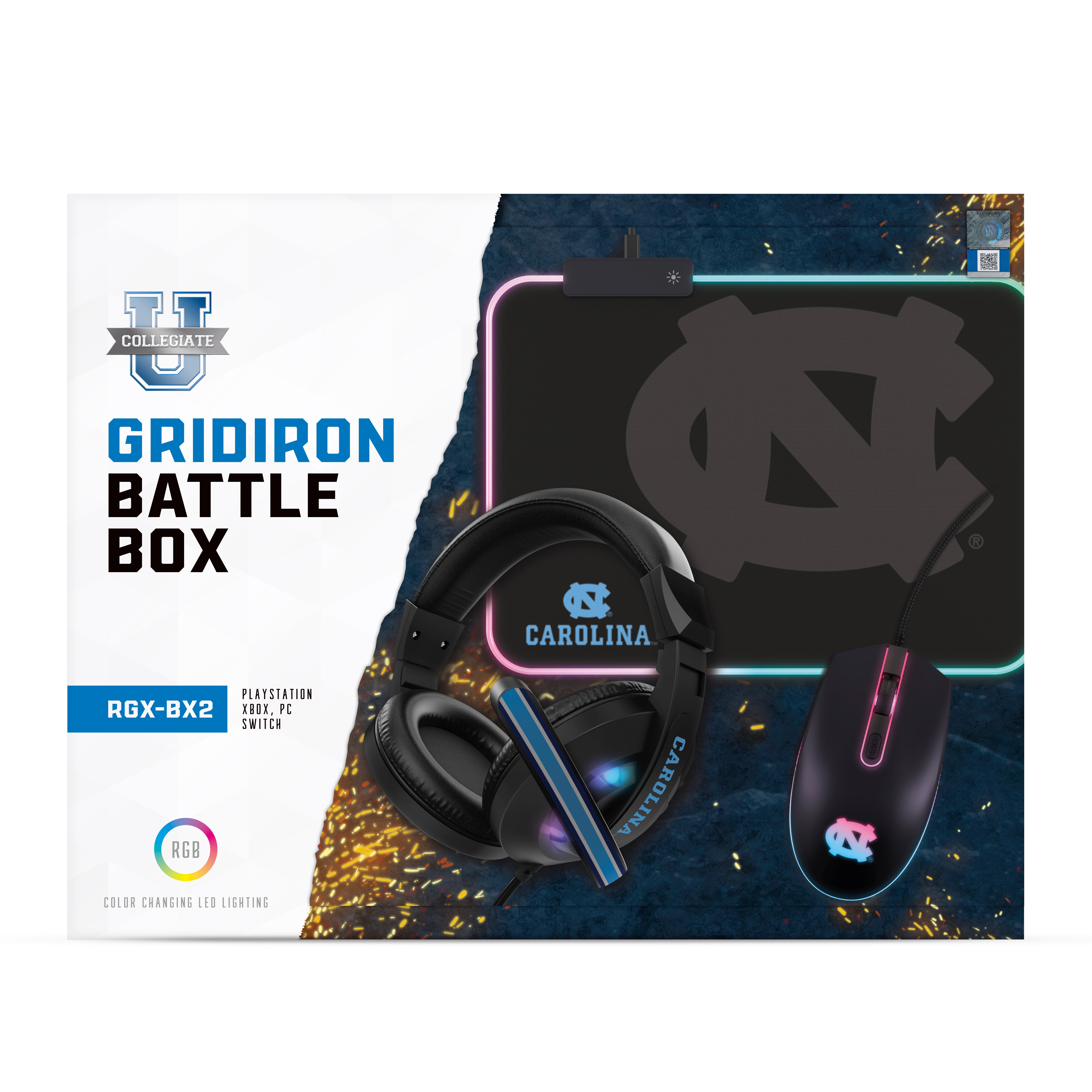 North Carolina Tar Heels NCAA Gridiron Battle Box  *Limited Edition*