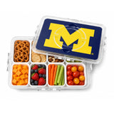 SOAR NCAA Snackle Box- 8 Compartments- Michigan Wolverines