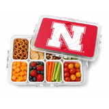 SOAR NCAA Snackle Box- 8 Compartments- Nebraska Cornhuskers