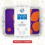 SOAR NCAA Snackle Box- 8 Compartments- Clemson Tigers
