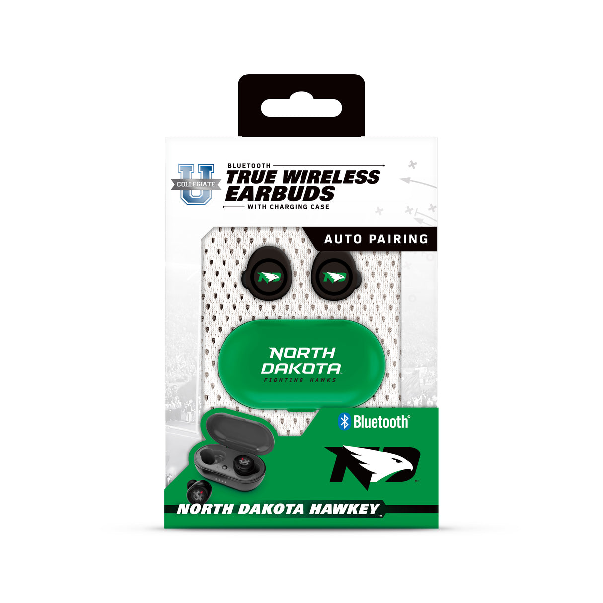 North Dakota, University of Collegiate True Wireless Earbuds