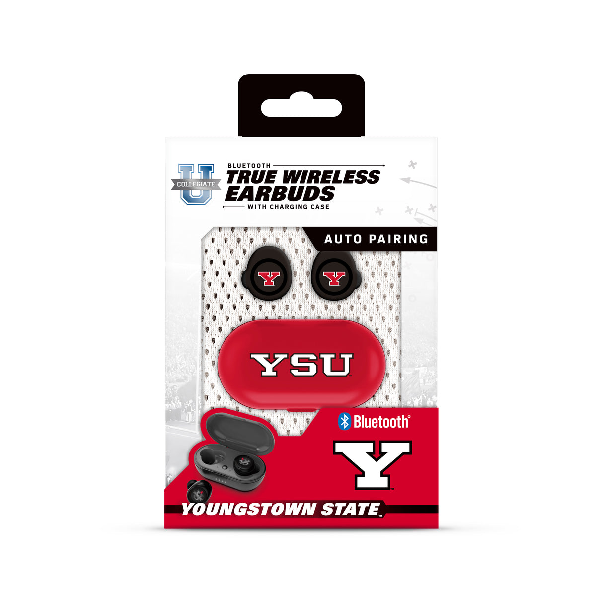 Youngstown State University Collegiate True Wireless Earbuds
