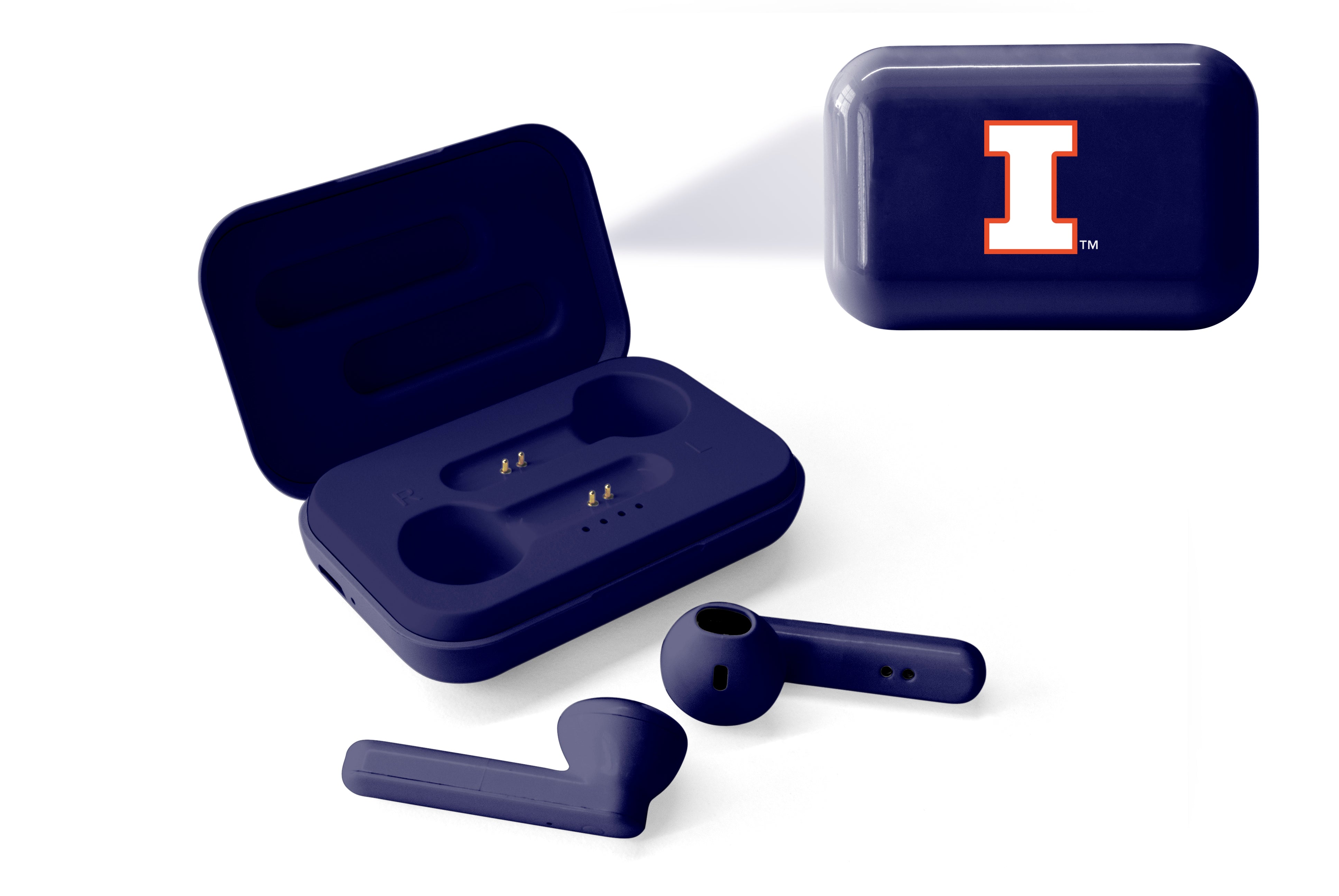 Illinois Fighting Illini NCAA True Wireless Earbuds