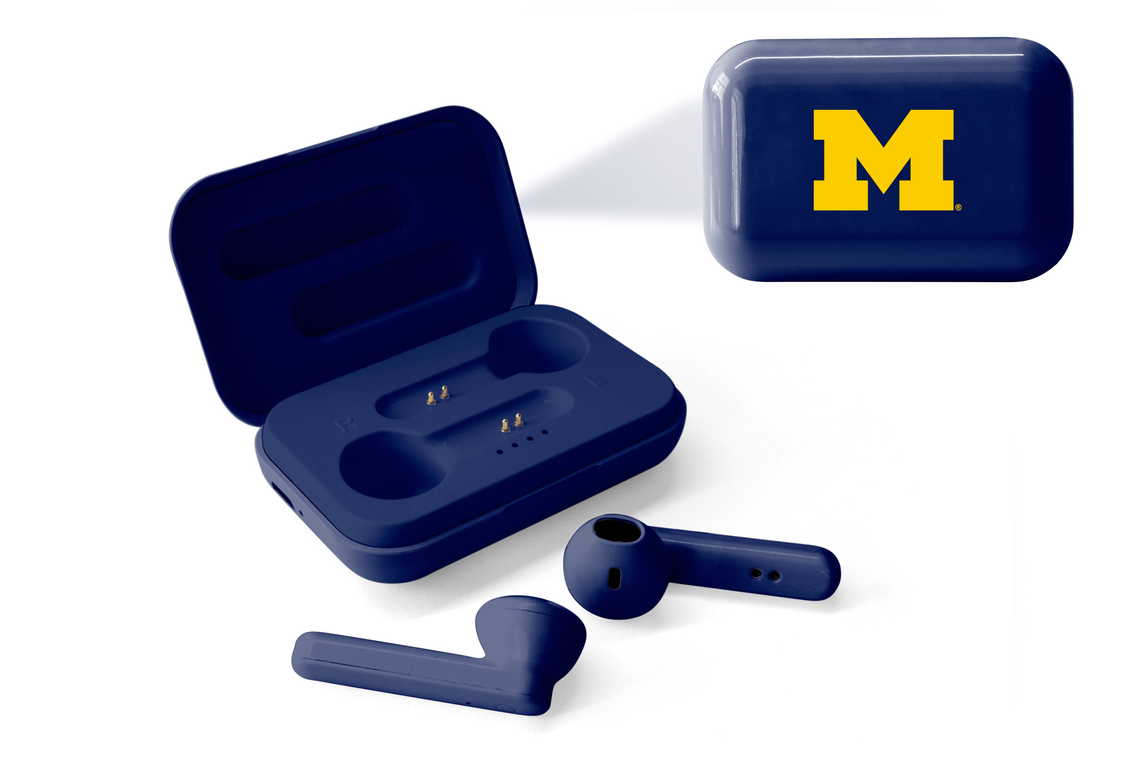 Michigan Wolverines NCAA True Wireless Earbuds