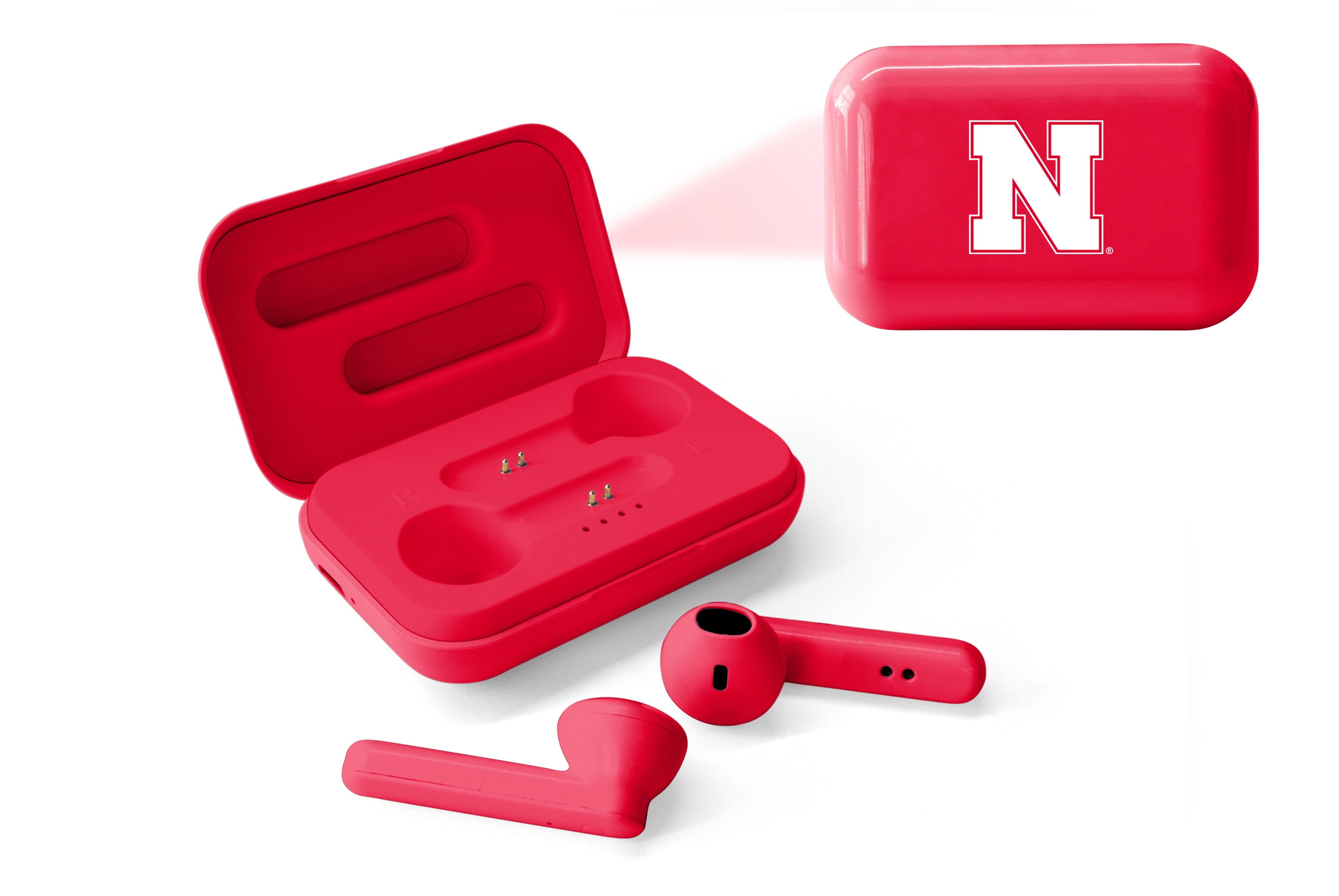 Nebraska Cornhuskers NCAA True Wireless Earbuds