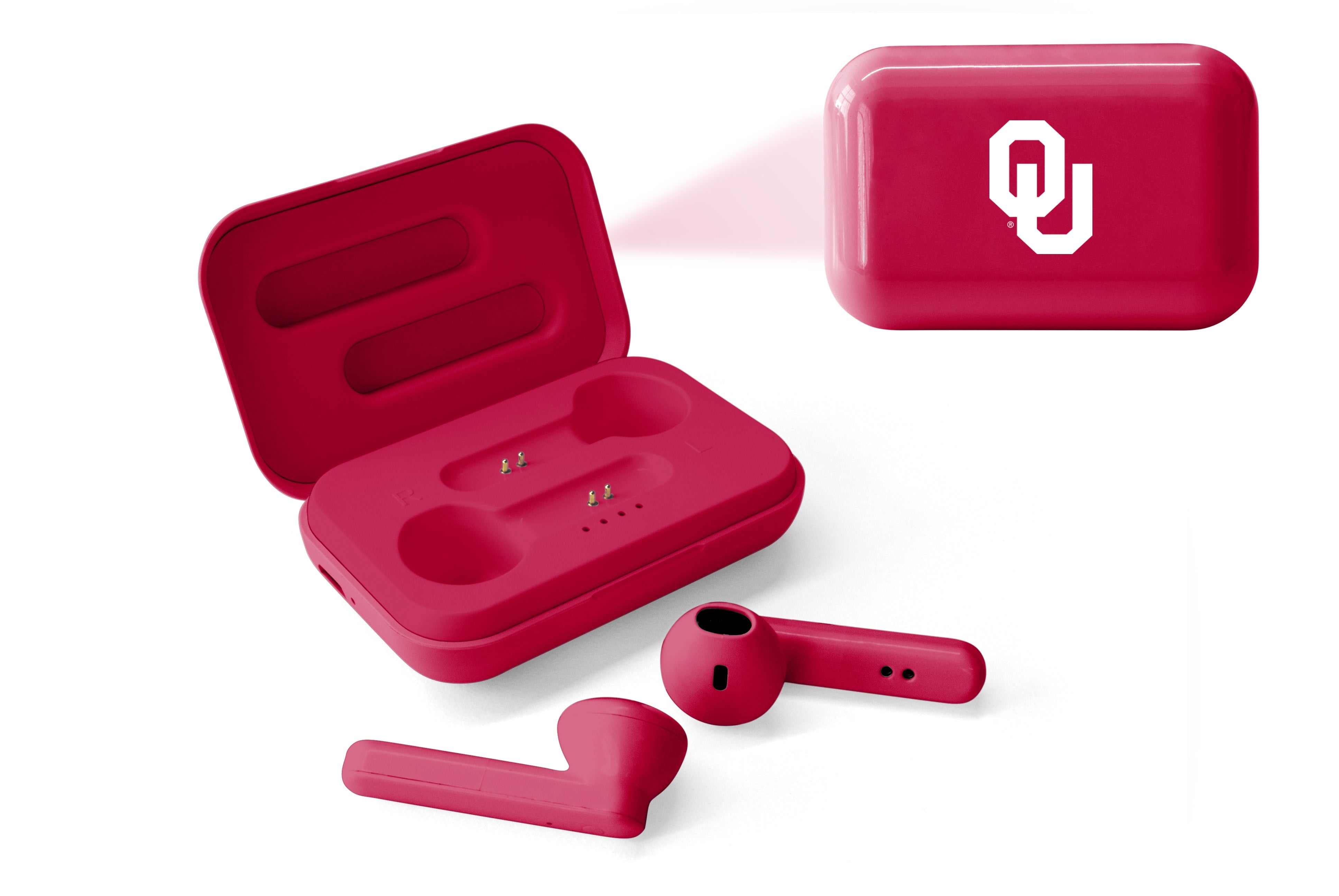 Oklahoma Sooners NCAA True Wireless Earbuds