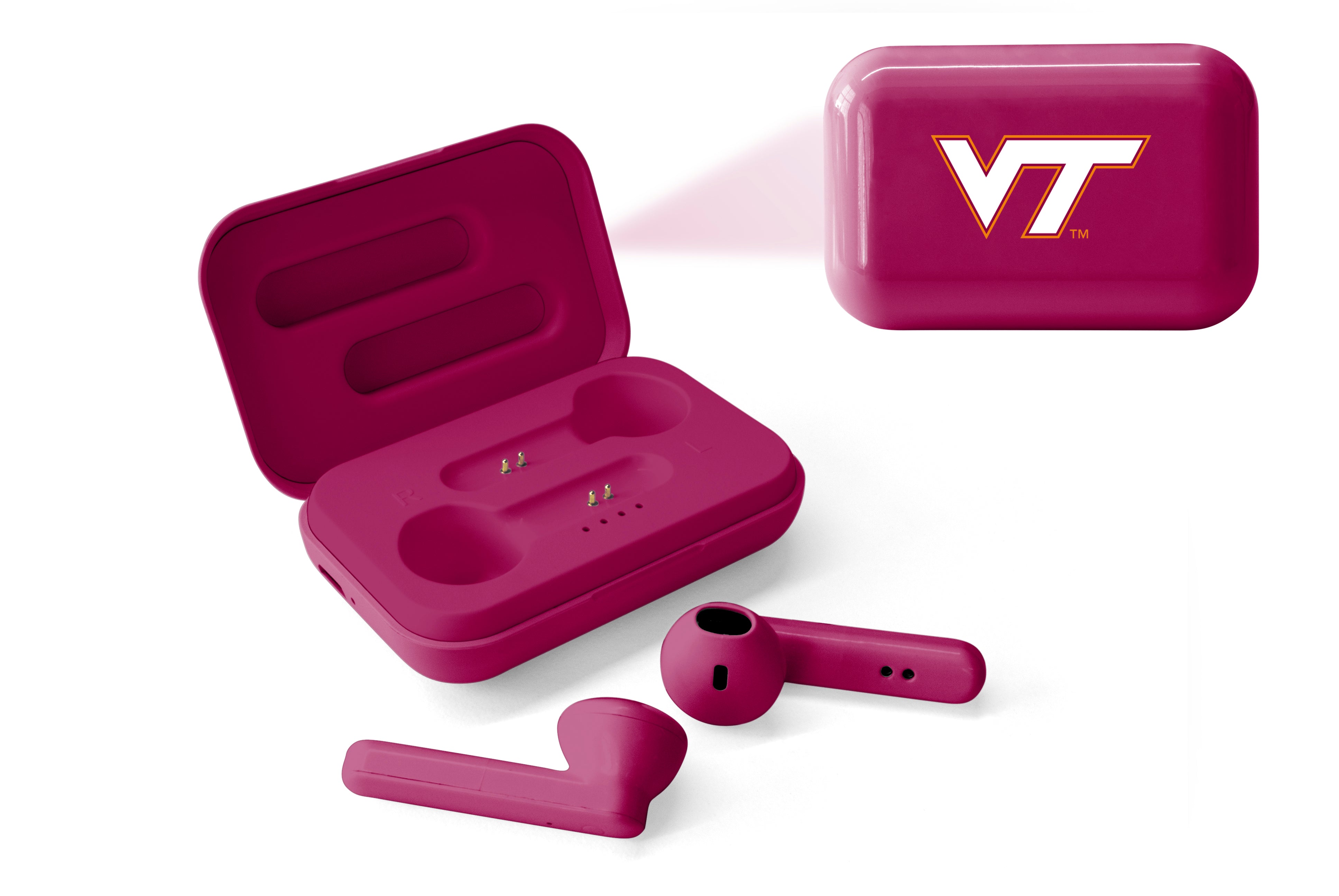 Virginia Tech Hokies NCAA True Wireless Earbuds