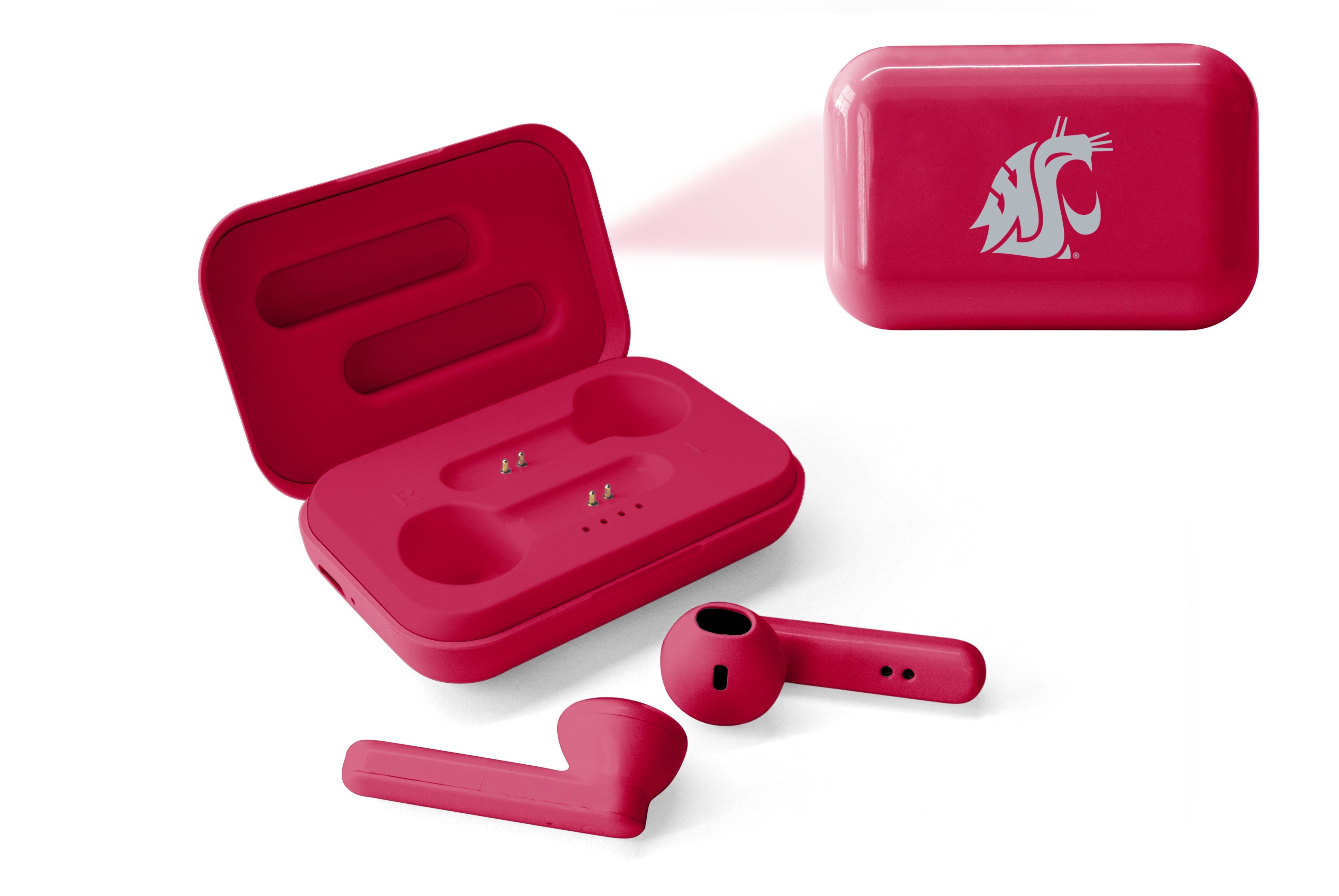 Washington State Cougars NCAA True Wireless Earbuds