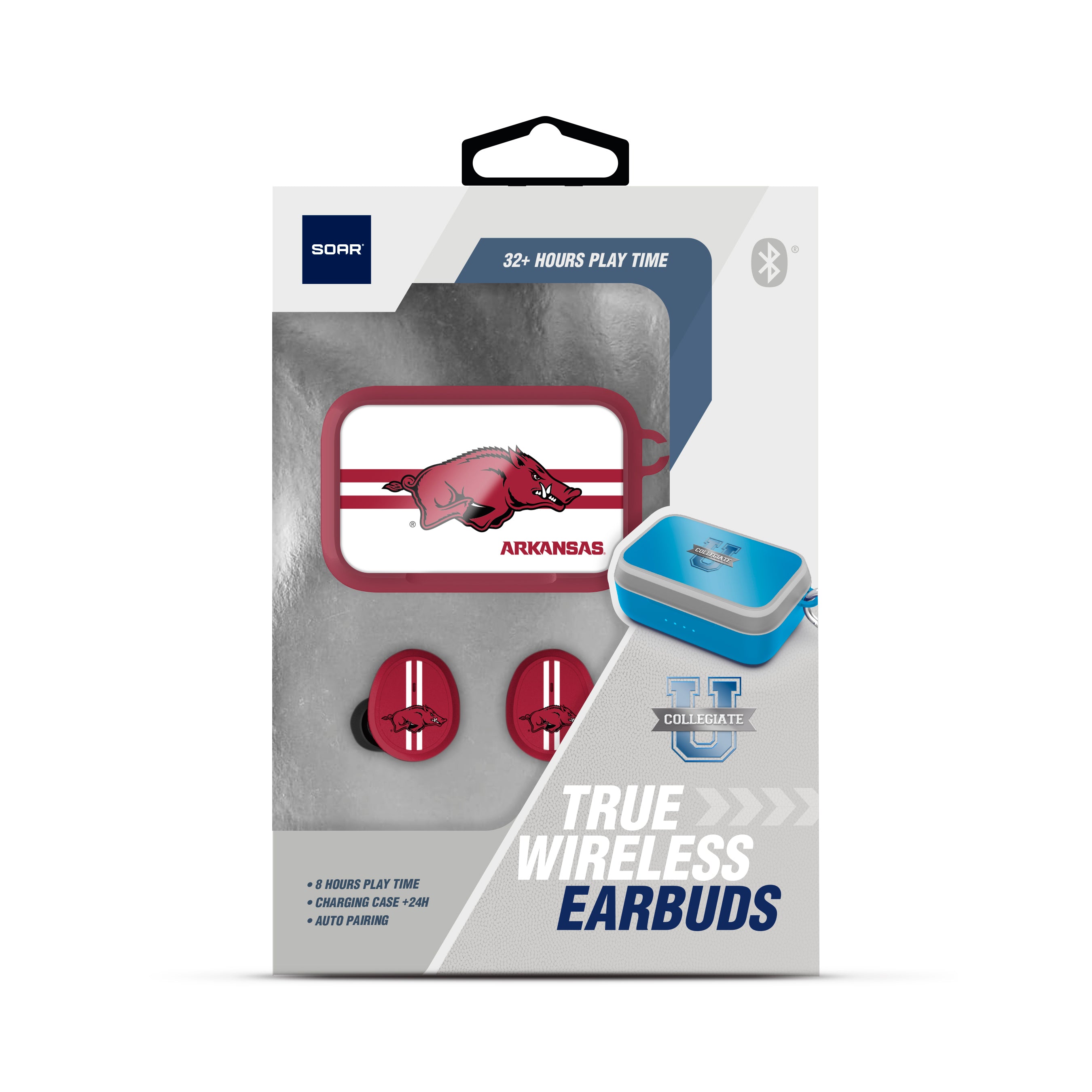 Arkansas Razorbacks NCAA Wireless Sports Earbuds