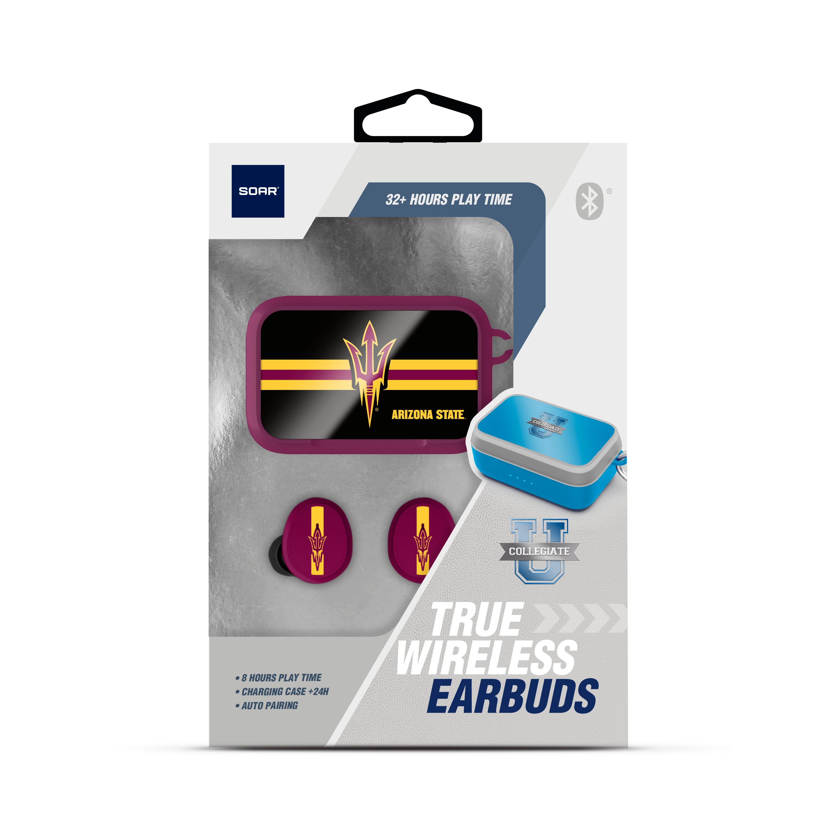 Arizona State Sun Devils NCAA Wireless Sports Earbuds