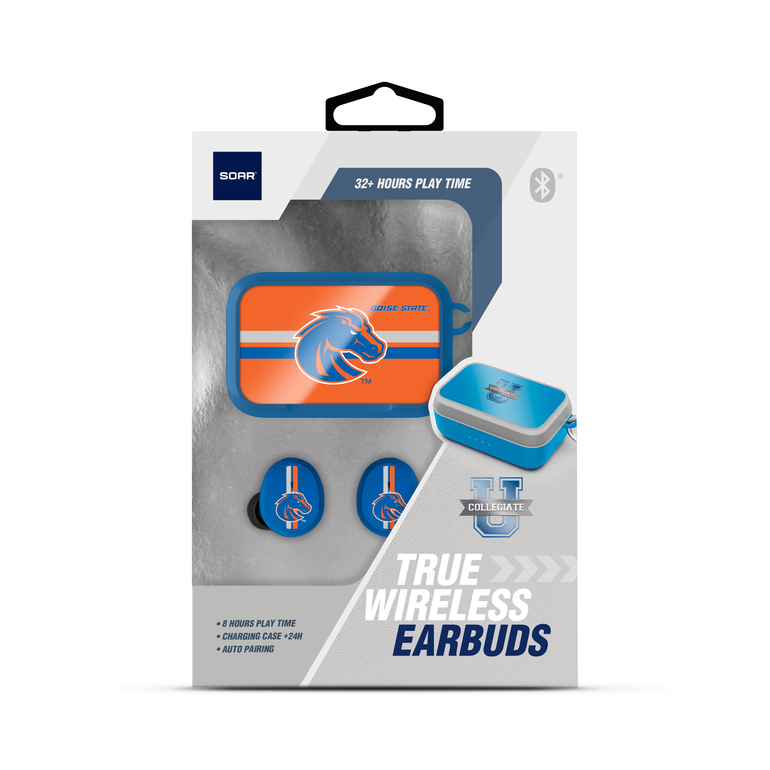 Boise State Broncos NCAA Wireless Sports Earbuds