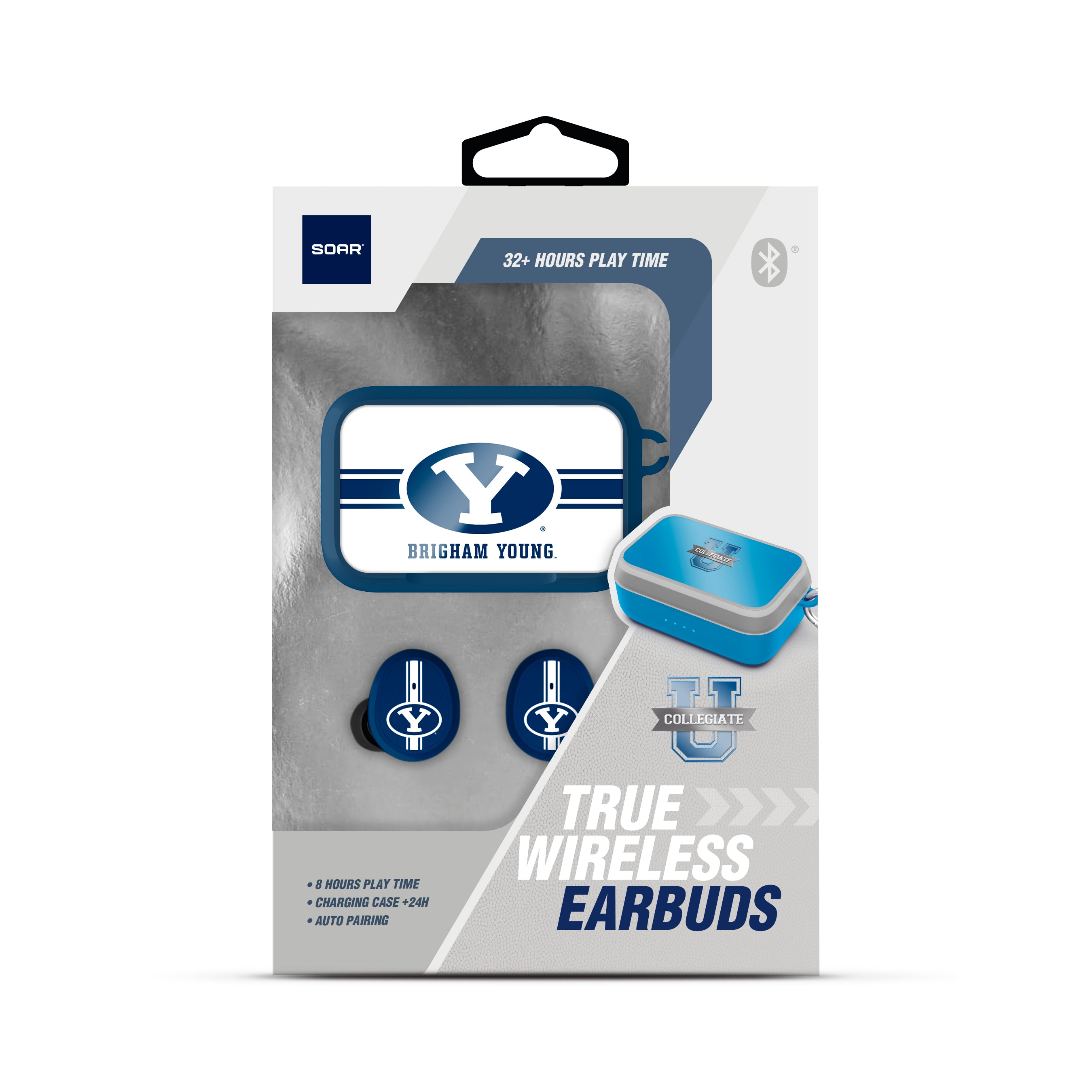 BYU Cougars NCAA Wireless Sports Earbuds