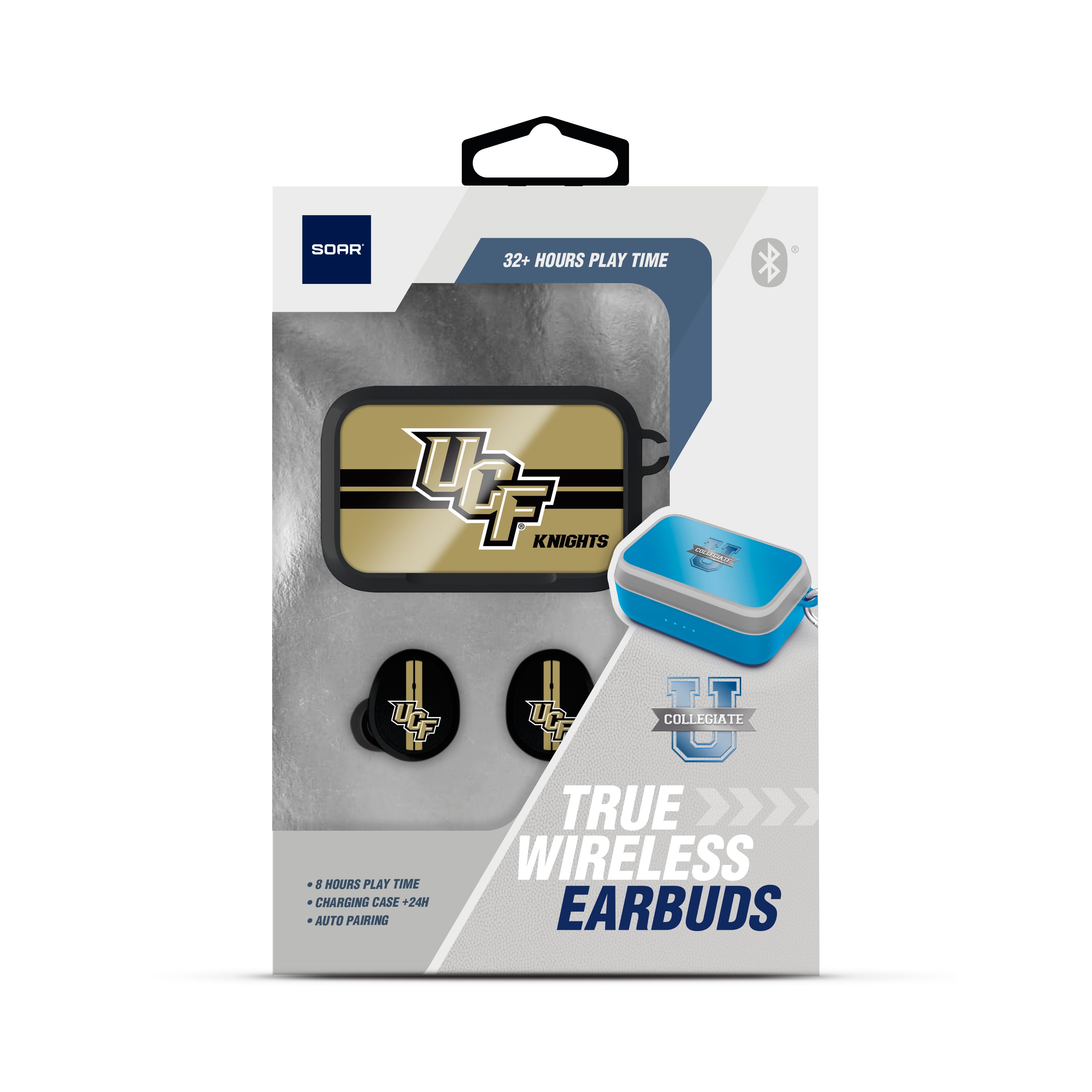 UCF Knights NCAA Wireless Sports Earbuds