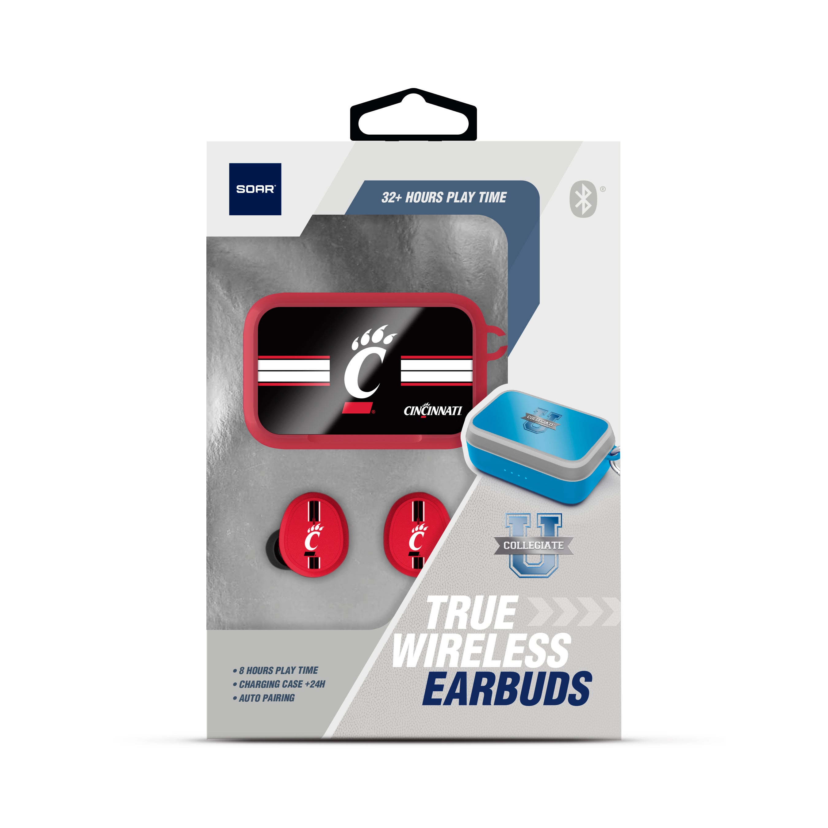 Cincinnati Bearcats NCAA Wireless Sports Earbuds