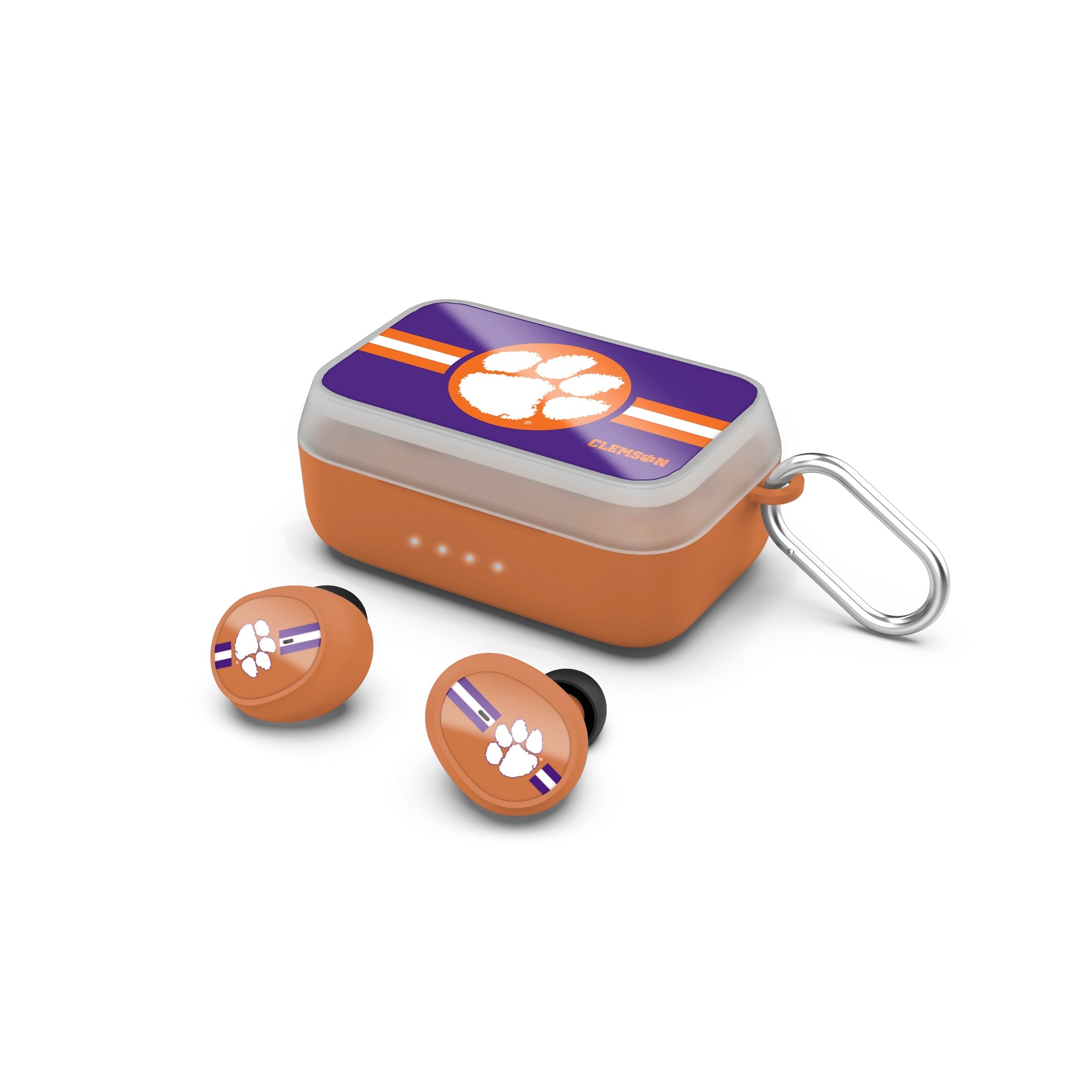 Clemson Tigers NCAA Wireless Sports Earbuds