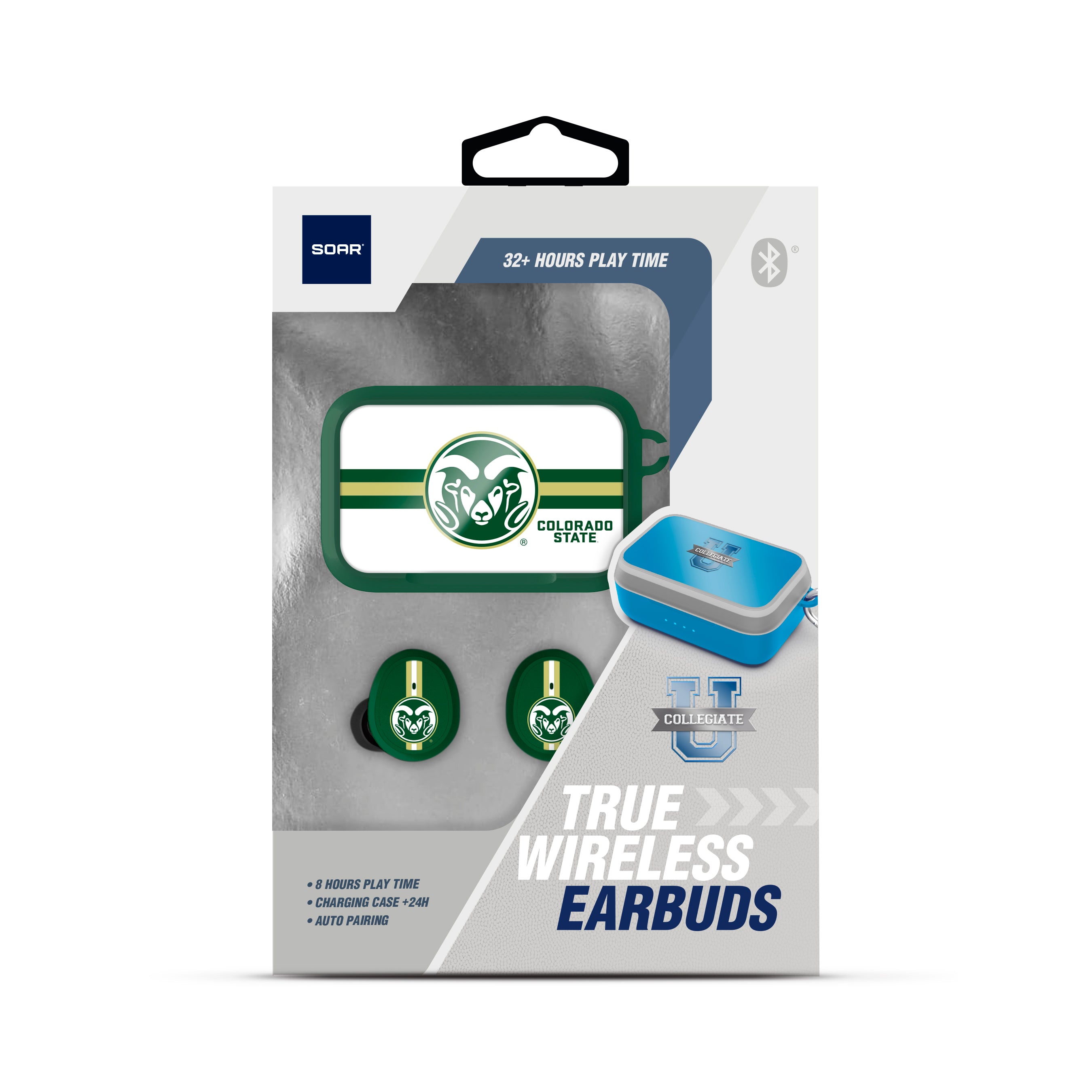 Colorado State Rams NCAA Wireless Sports Earbuds