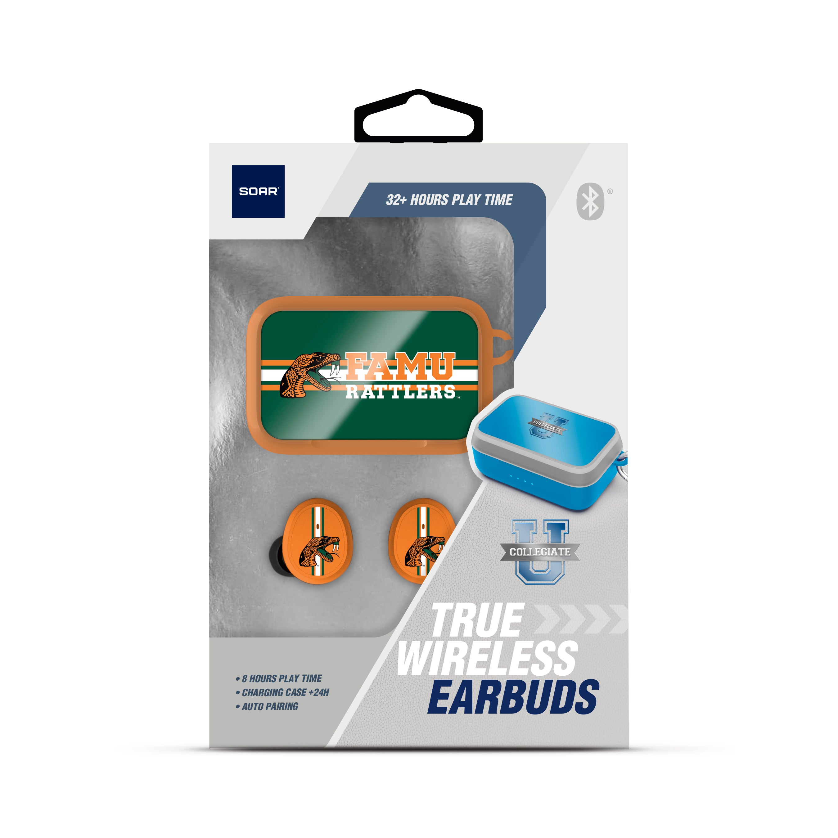 Florida A&M NCAA Wireless Sports Earbuds