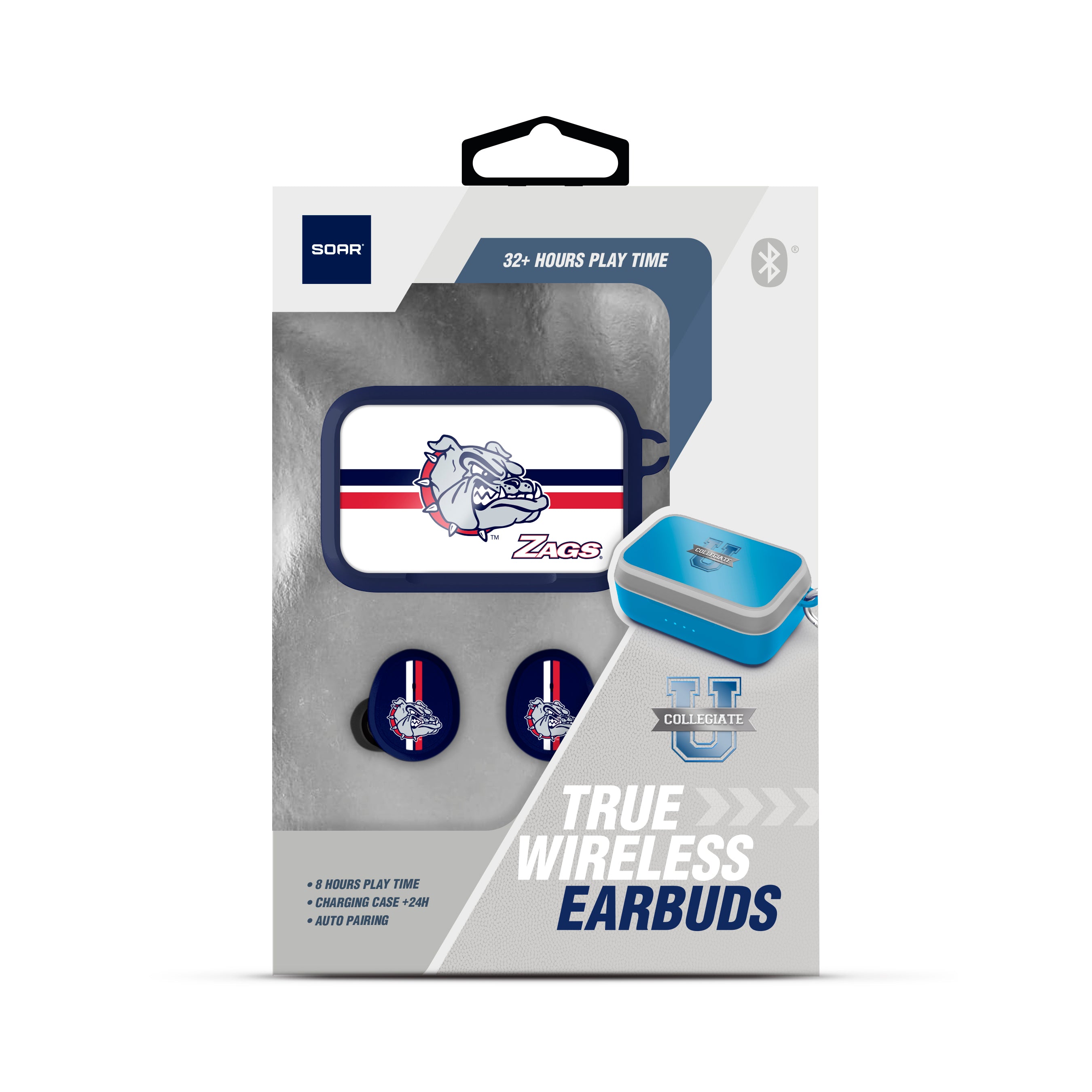 Gonzaga Bulldogs NCAA Wireless Sports Earbuds