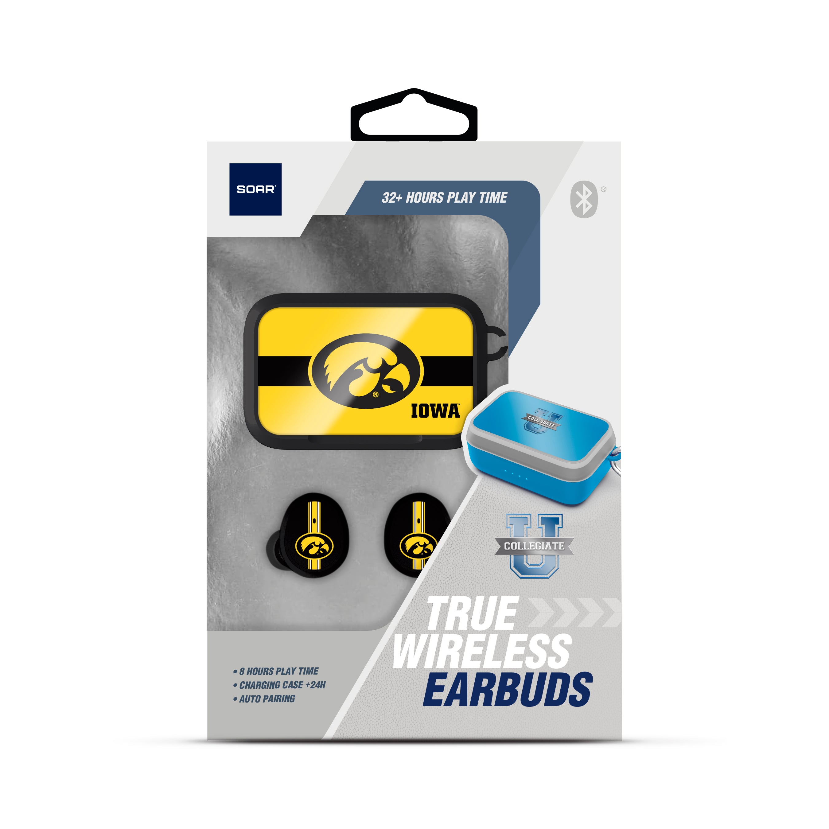 Iowa Hawkeyes NCAA Wireless Sports Earbuds