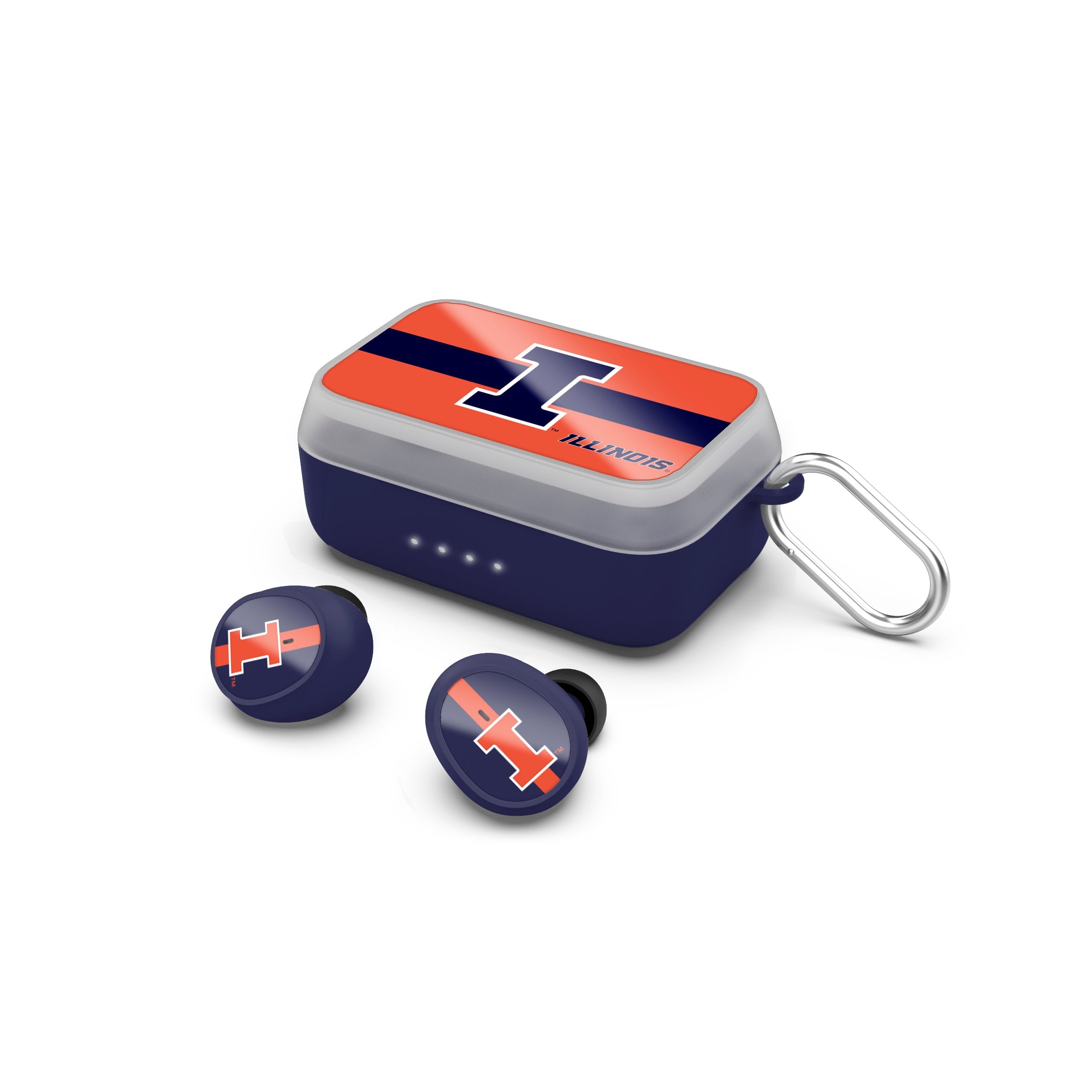 Illinois Fighting Illini NCAA Wireless Sports Earbuds