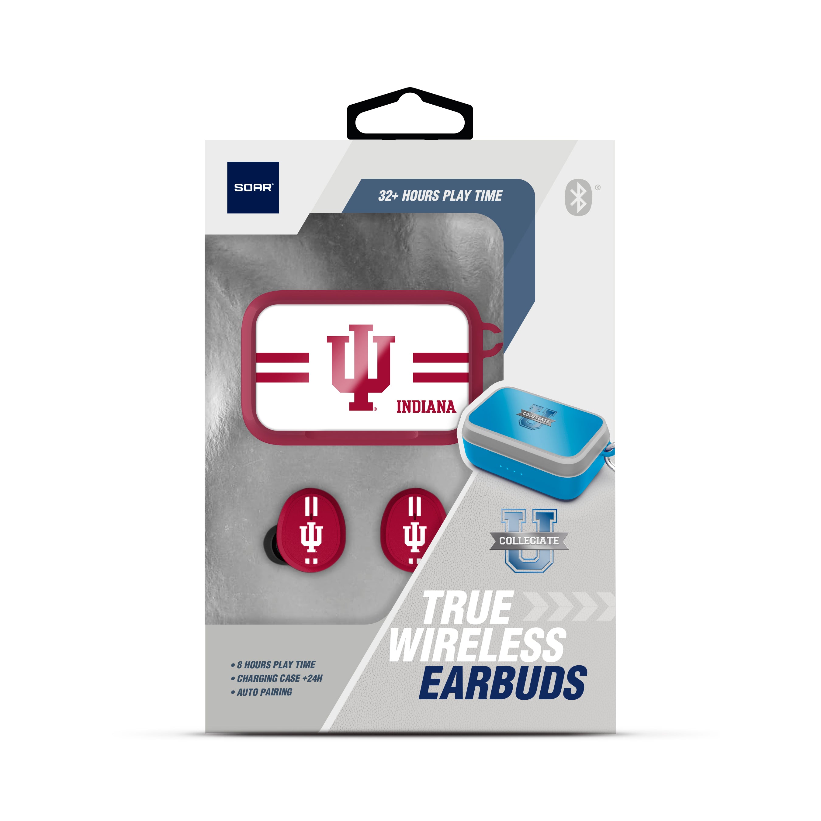 Indiana Hoosiers NCAA Wireless Sports Earbuds