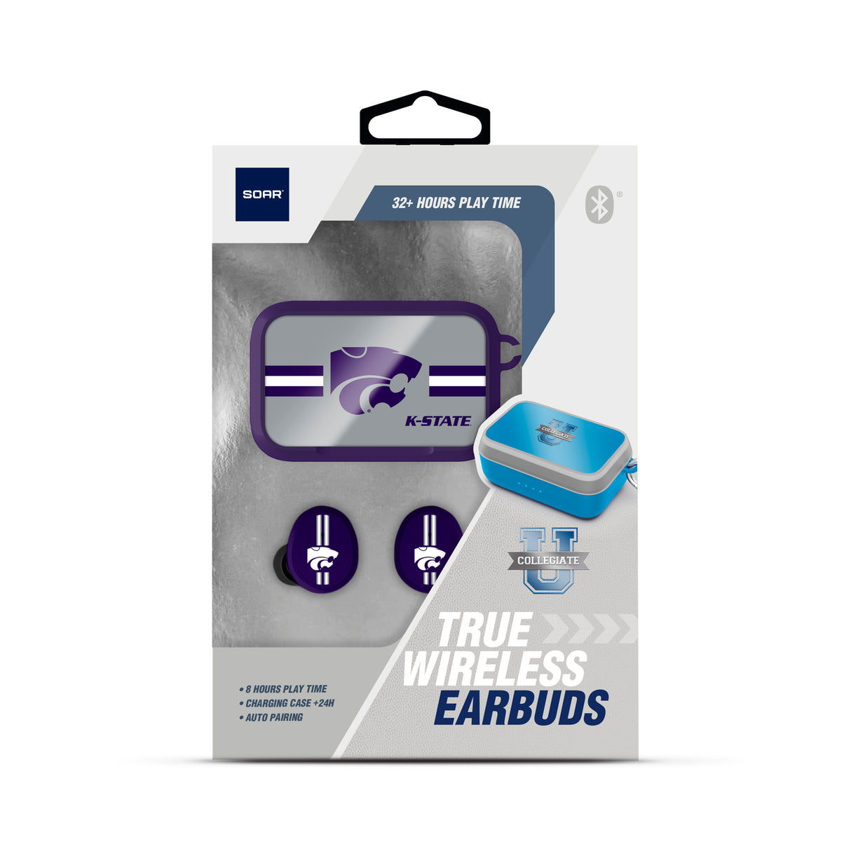 Kansas State Wildcats NCAA Wireless Sports Earbuds