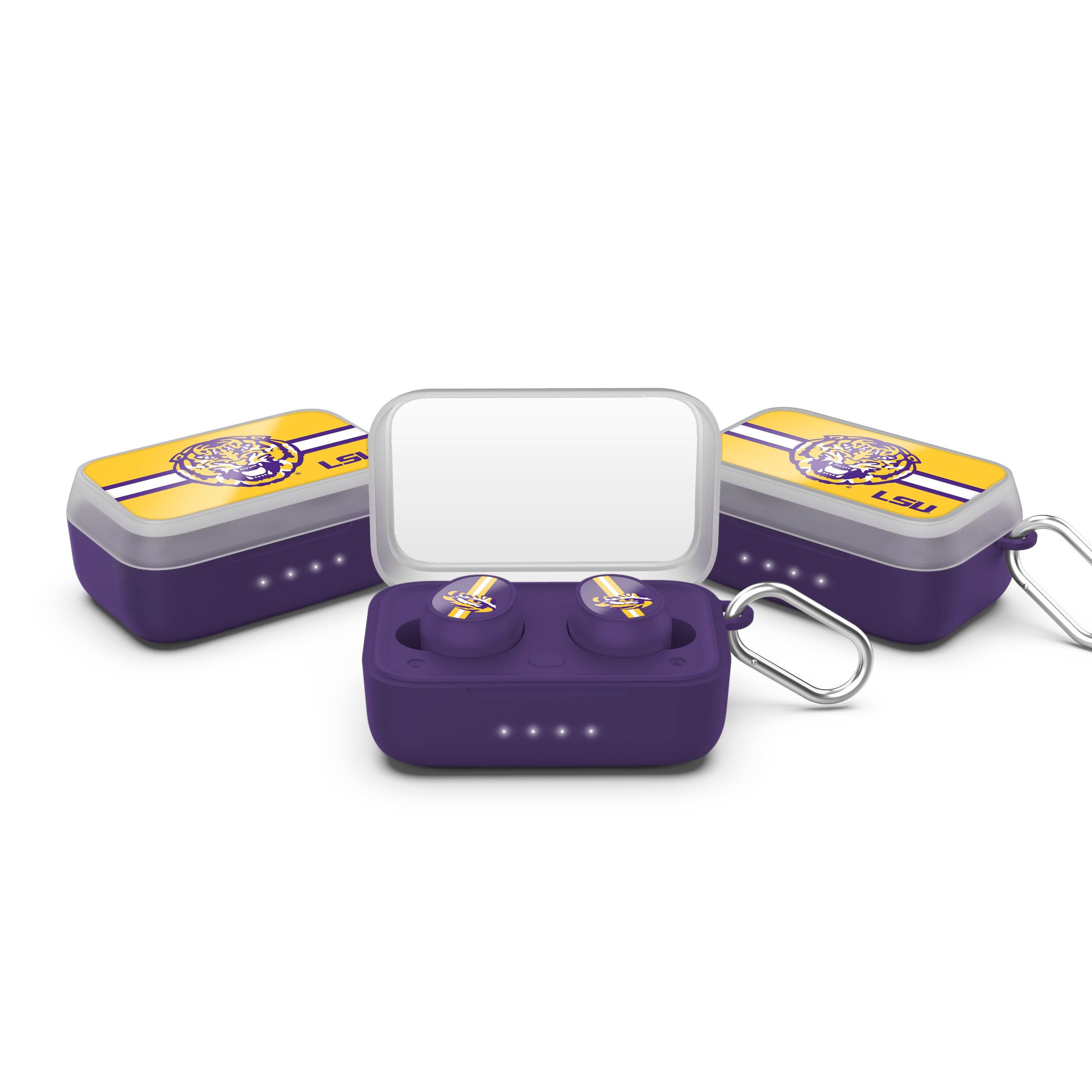 LSU Tigers NCAA Wireless Sports Earbuds