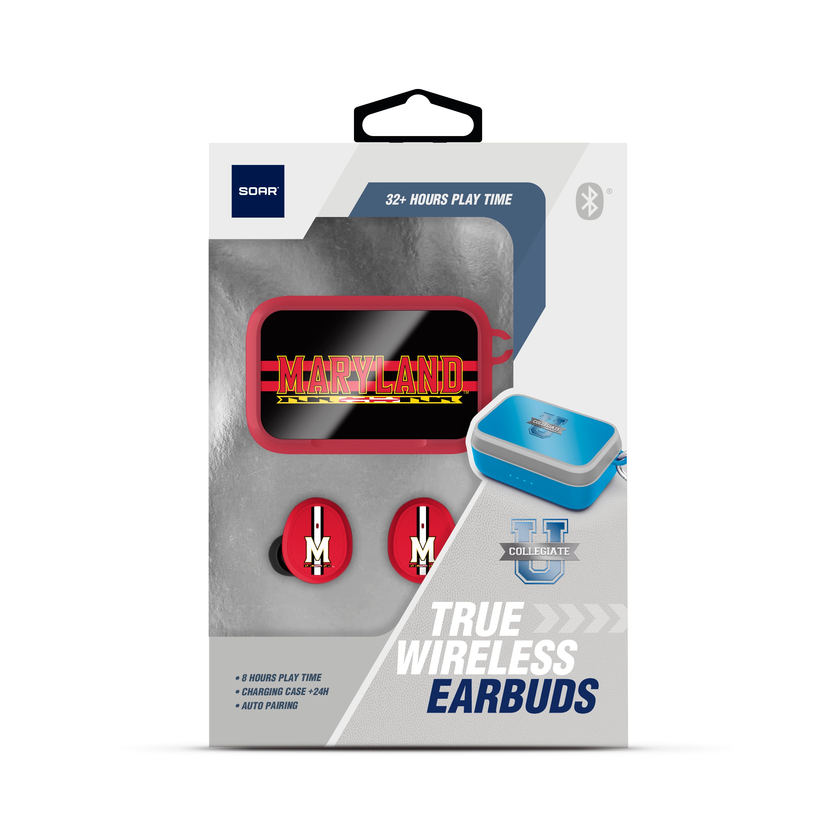 Maryland Terrapins NCAA Wireless Sports Earbuds