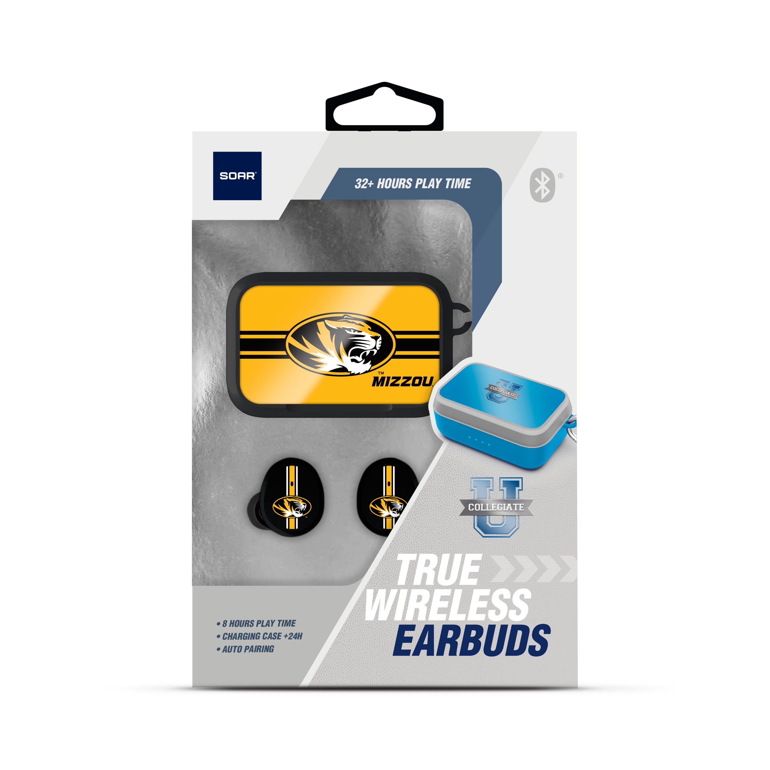 Missouri Tigers NCAA Wireless Sports Earbuds