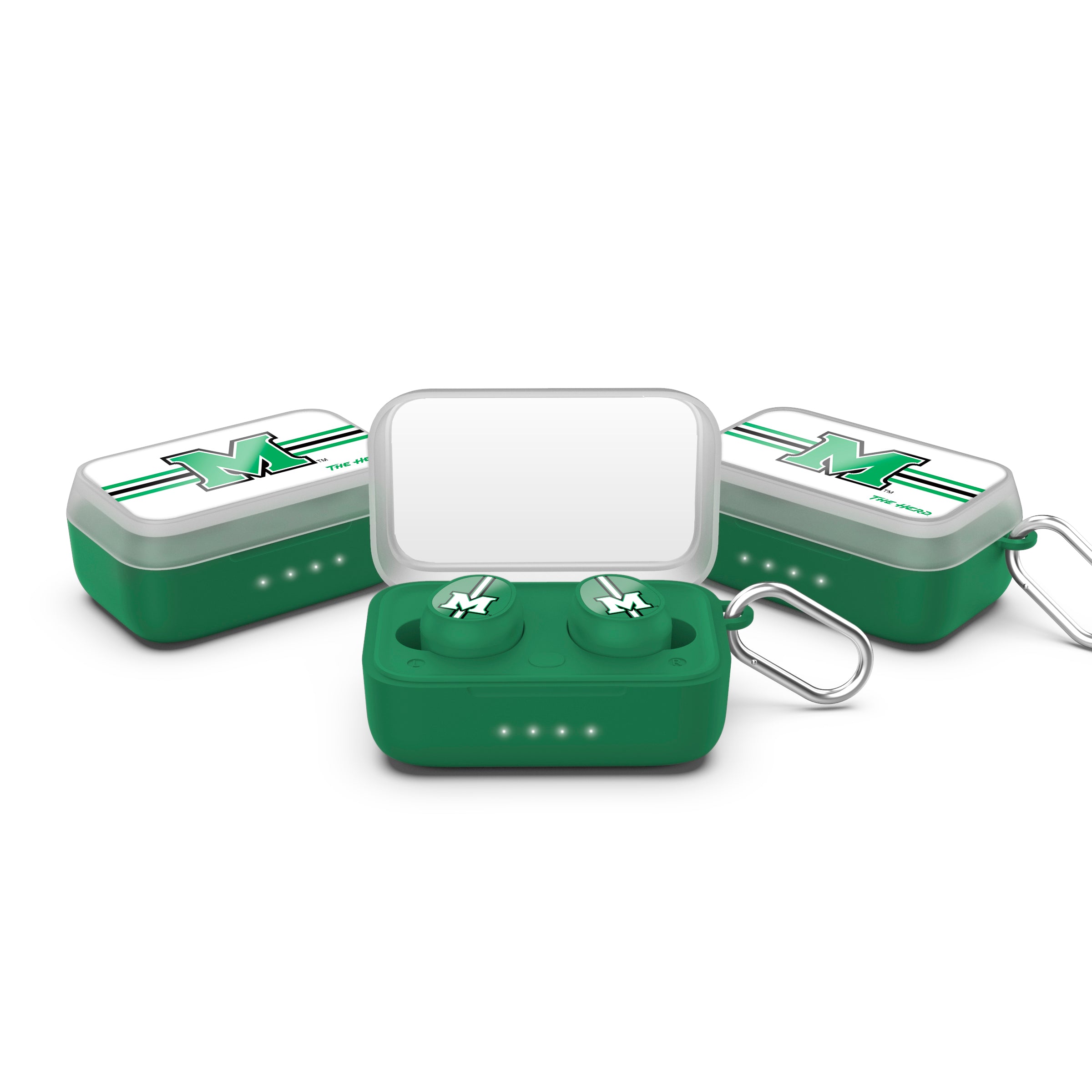 Marshall Thundering Herd NCAA Wireless Sports Earbuds