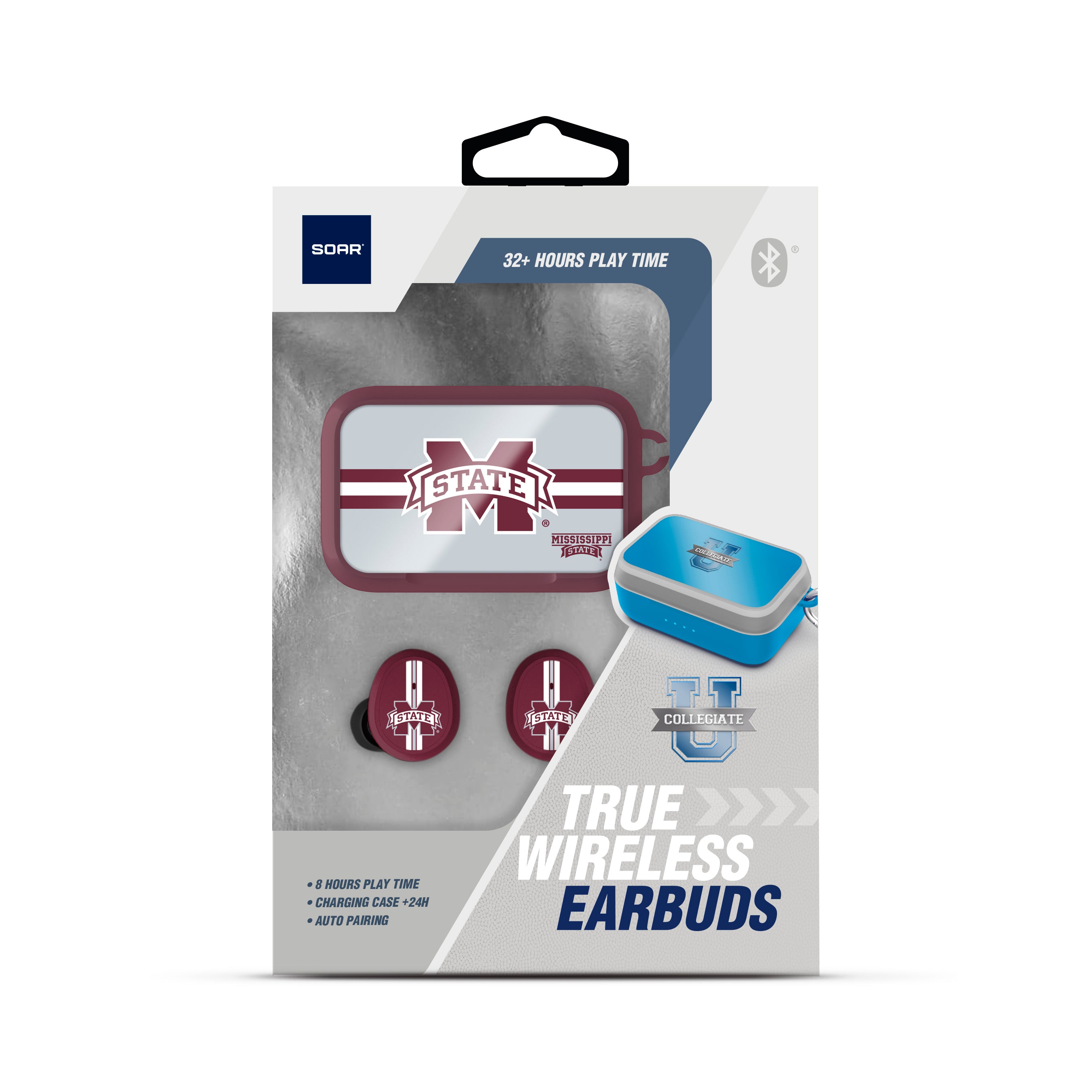 Mississippi State Bulldogs NCAA Wireless Sports Earbuds