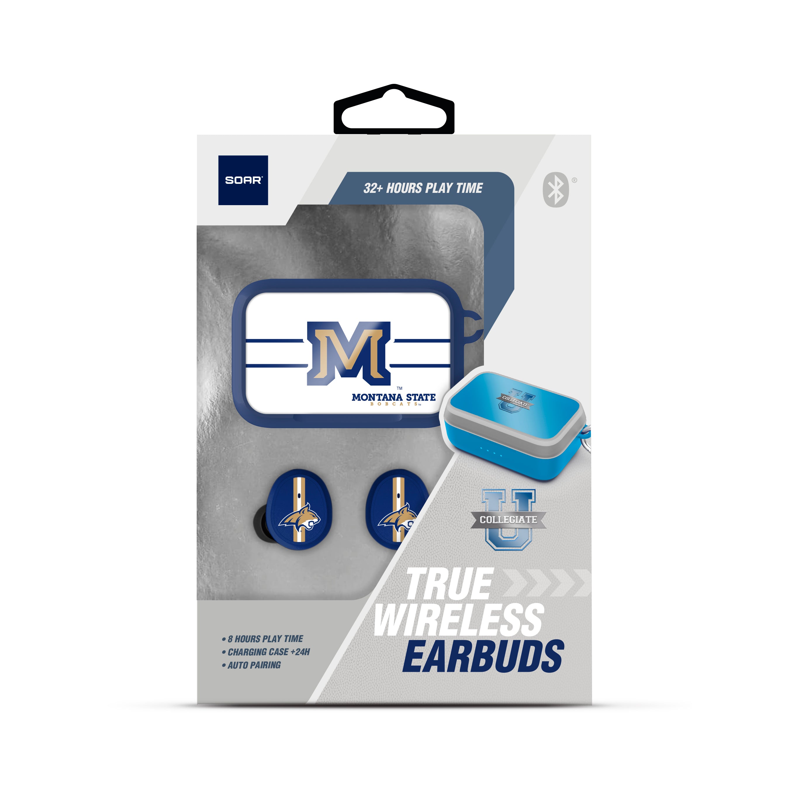 Montana State Bobcats NCAA Wireless Sports Earbuds