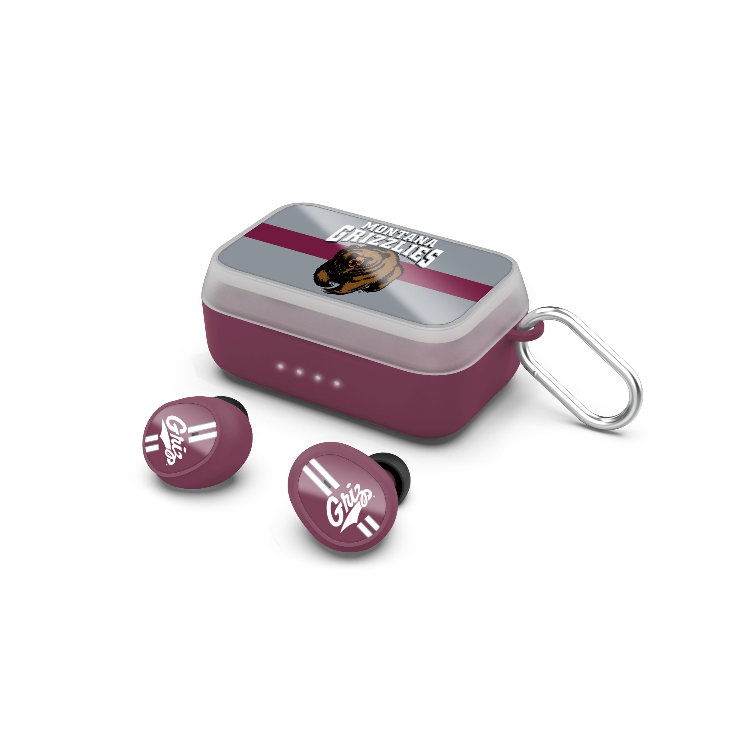 Montana Grizzlies NCAA Wireless Sports Earbuds