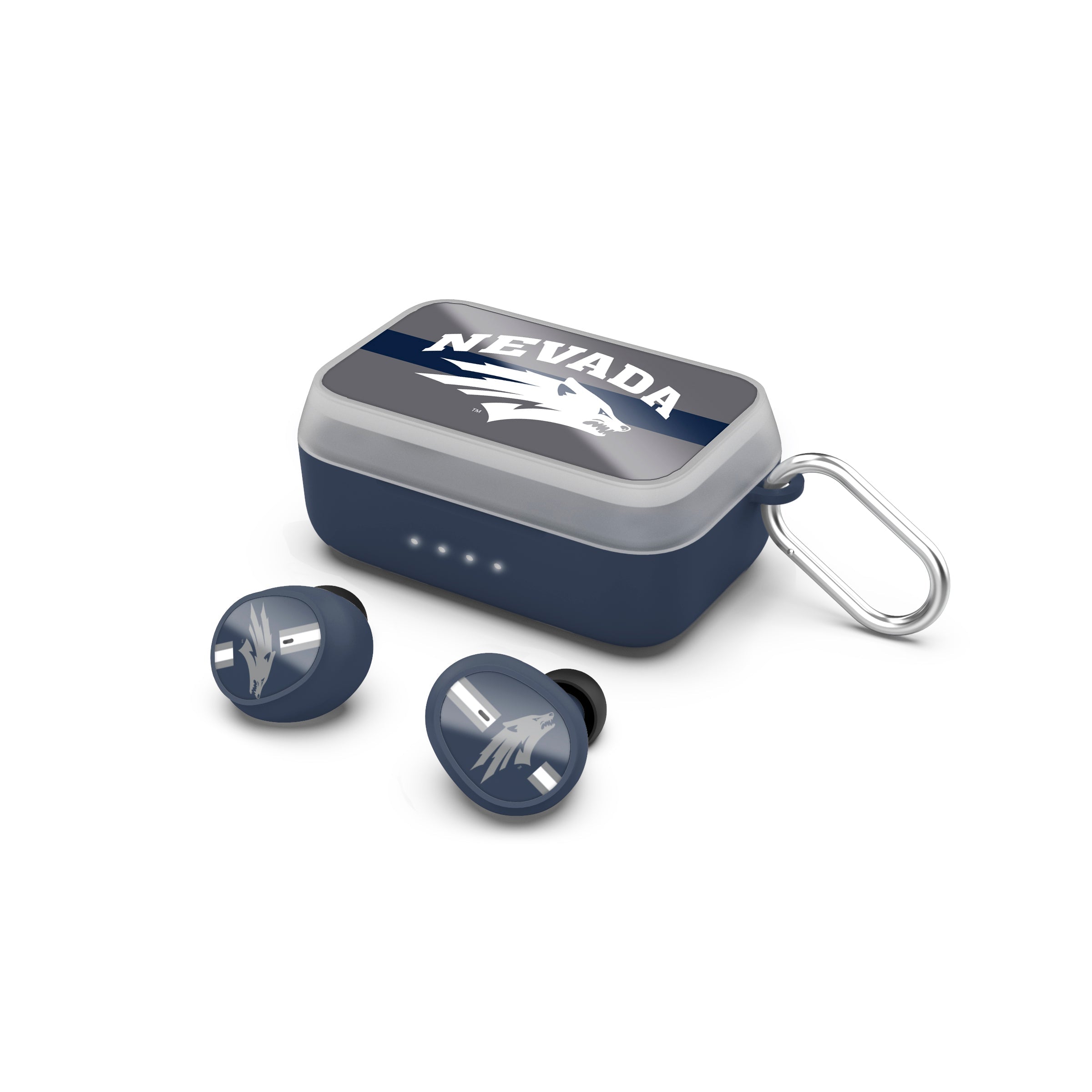 Nevada Wolf Pack NCAA Wireless Sports Earbuds