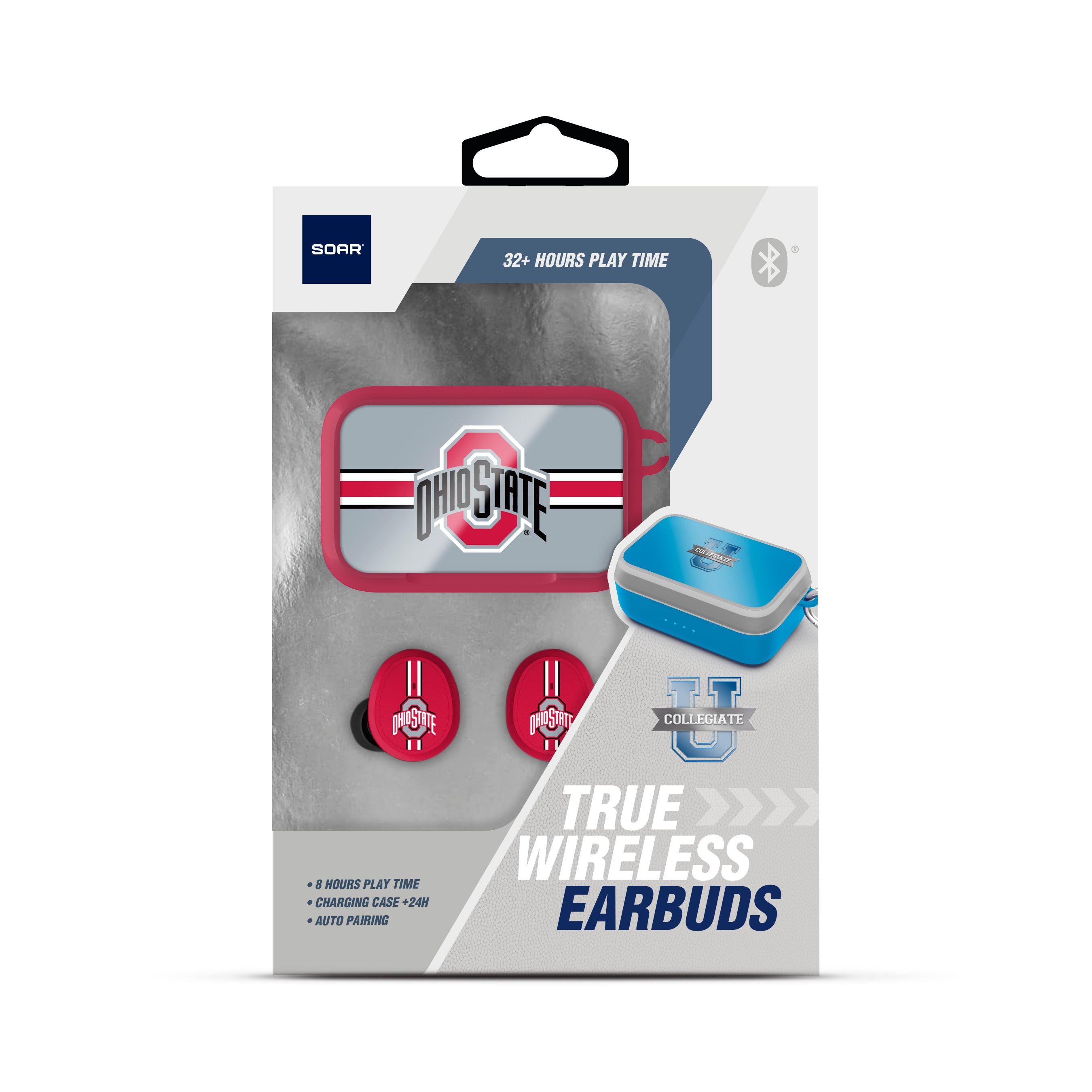 Ohio State Buckeyes NCAA Wireless Sports Earbuds