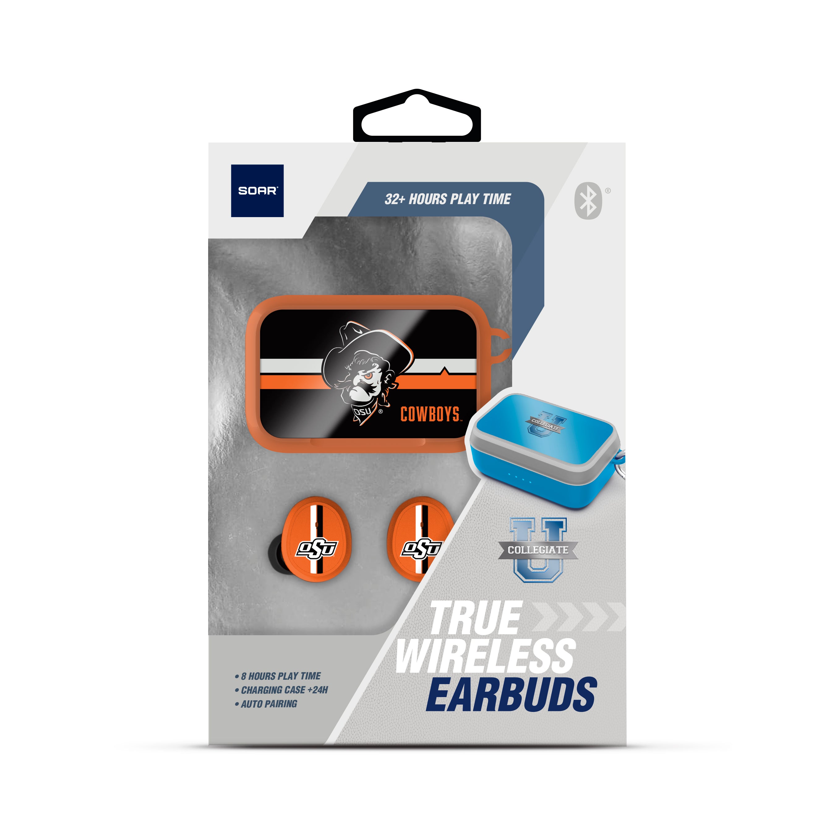 Oklahoma State Cowboys NCAA Wireless Sports Earbuds