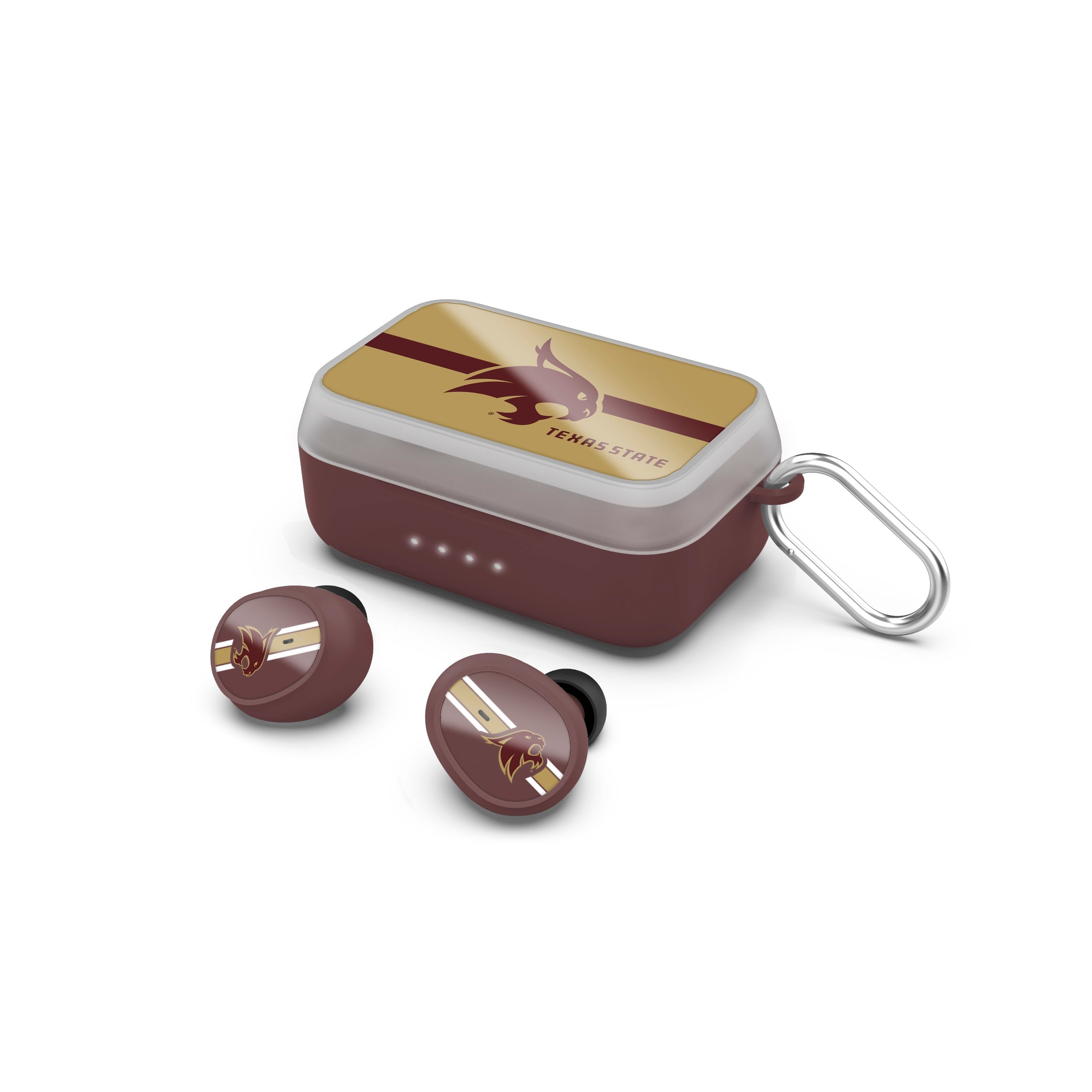 Texas State Bobcats NCAA Wireless Sports Earbuds