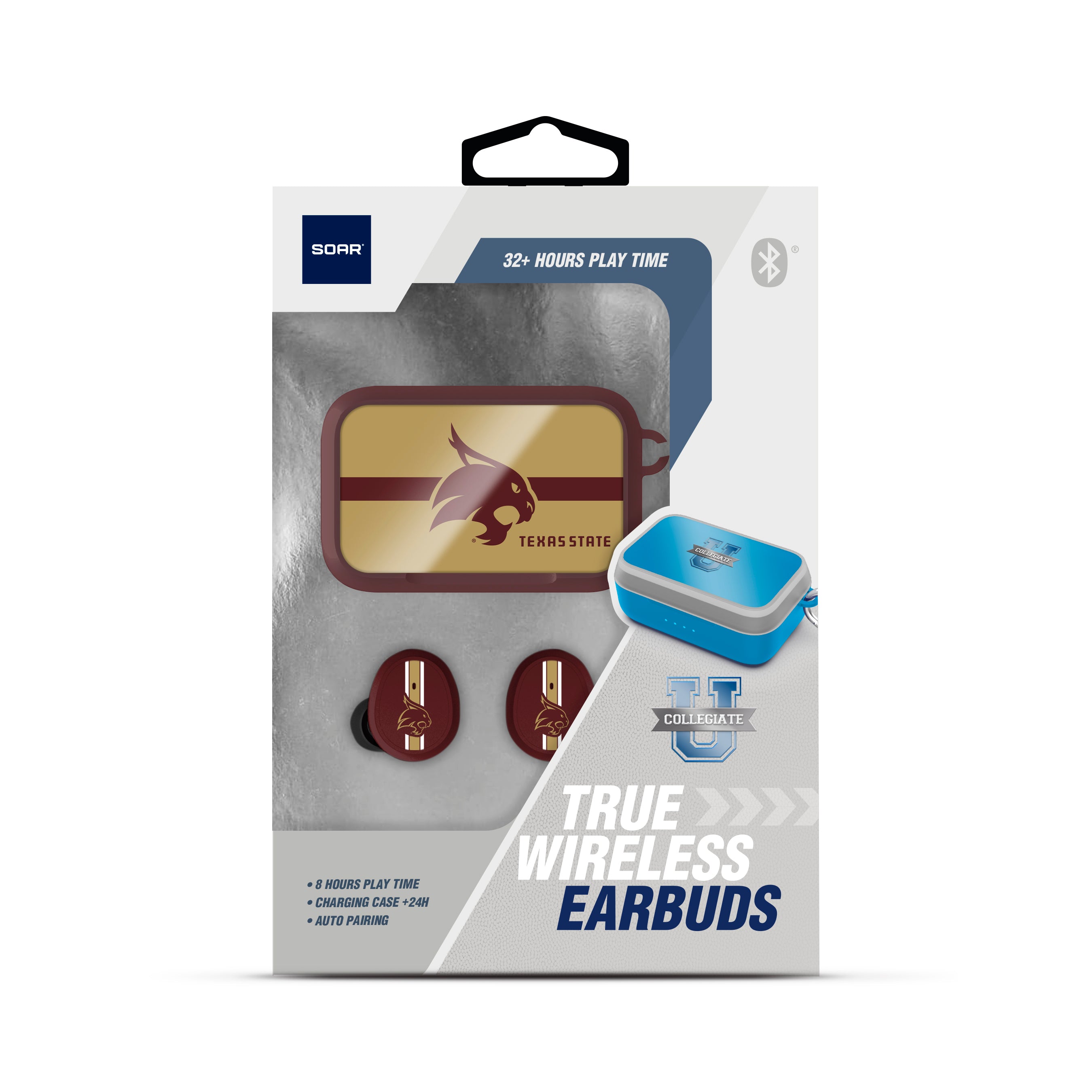 Texas State Bobcats NCAA Wireless Sports Earbuds