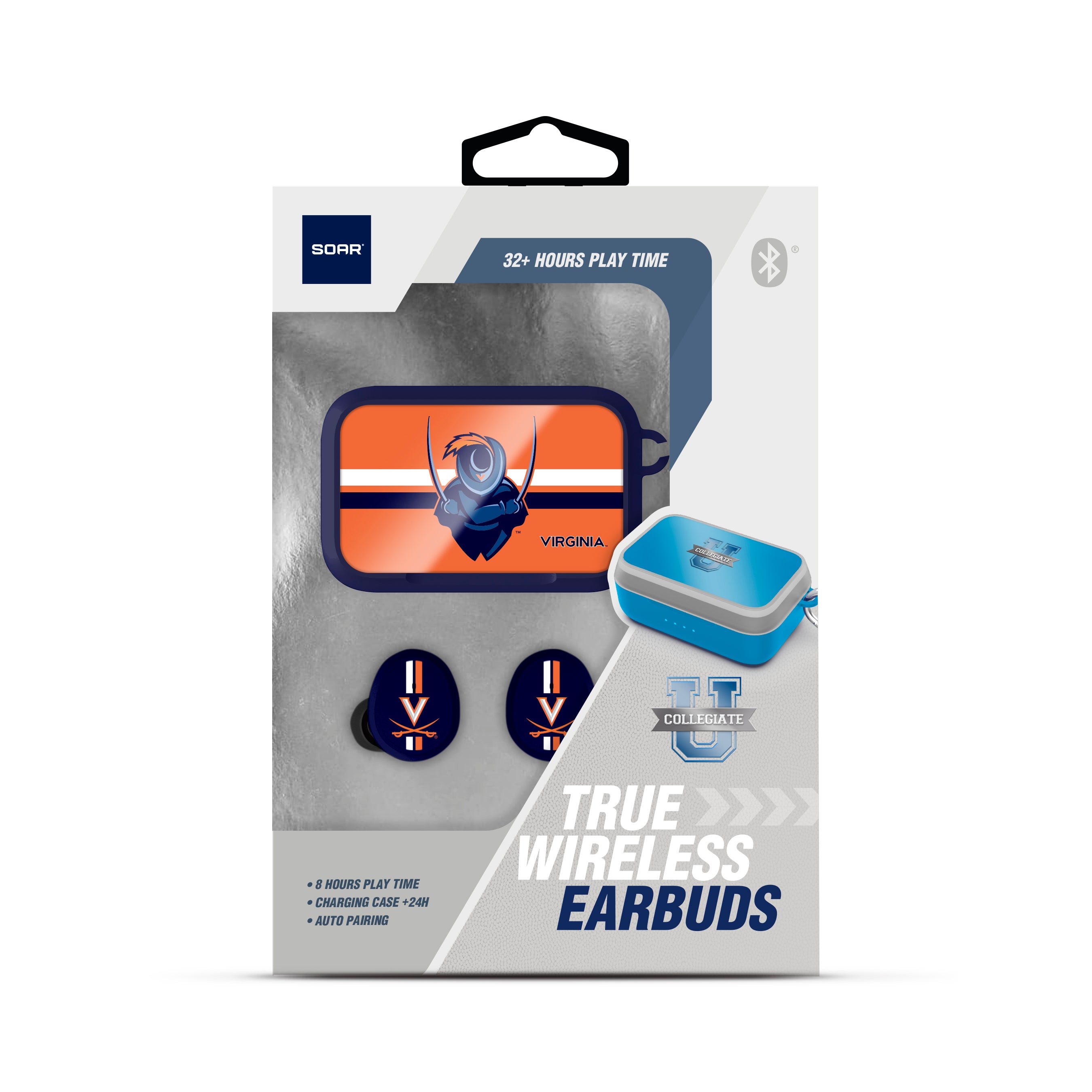 Virginia Cavaliers NCAA Wireless Sports Earbuds