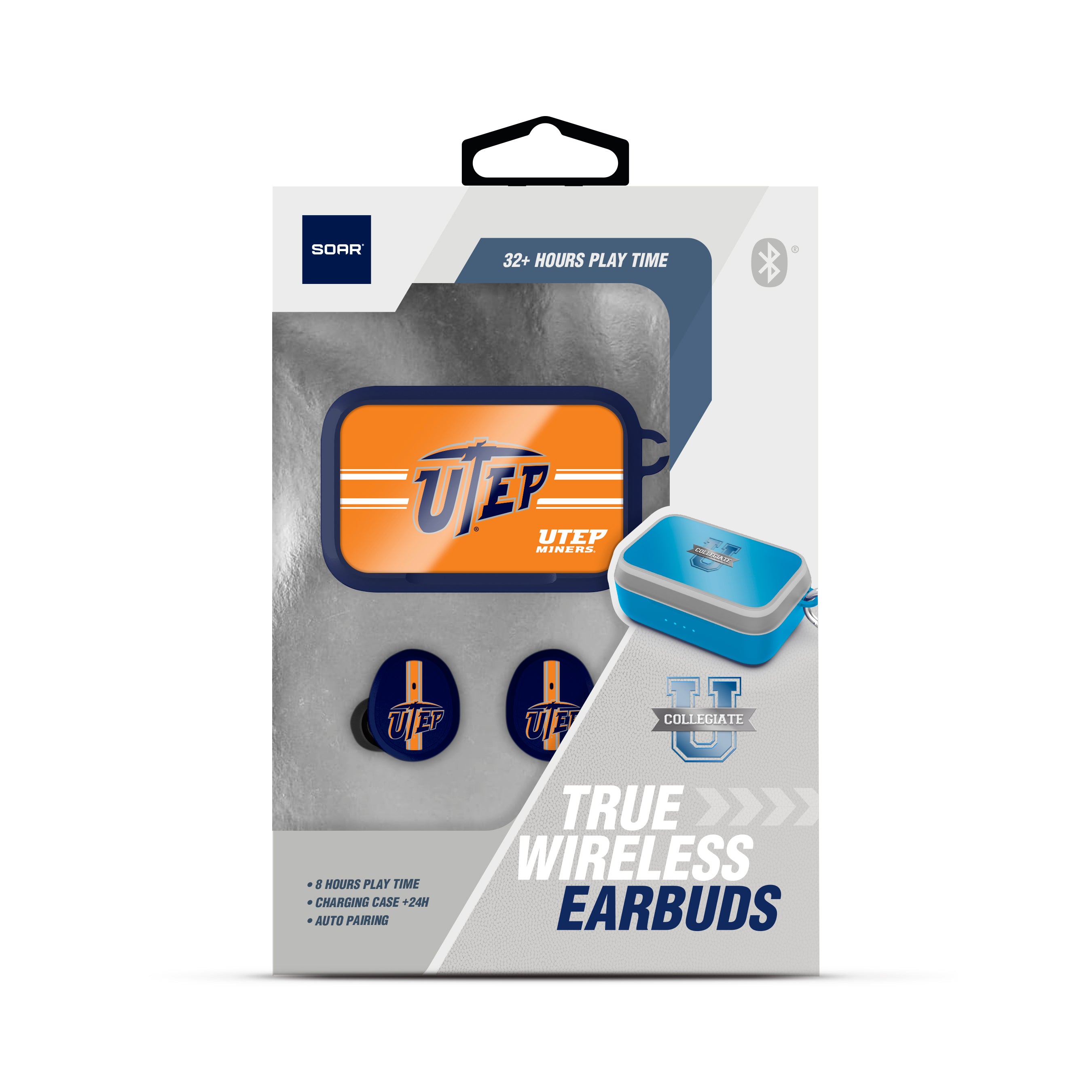 UTEP Miners NCAA Wireless Sports Earbuds