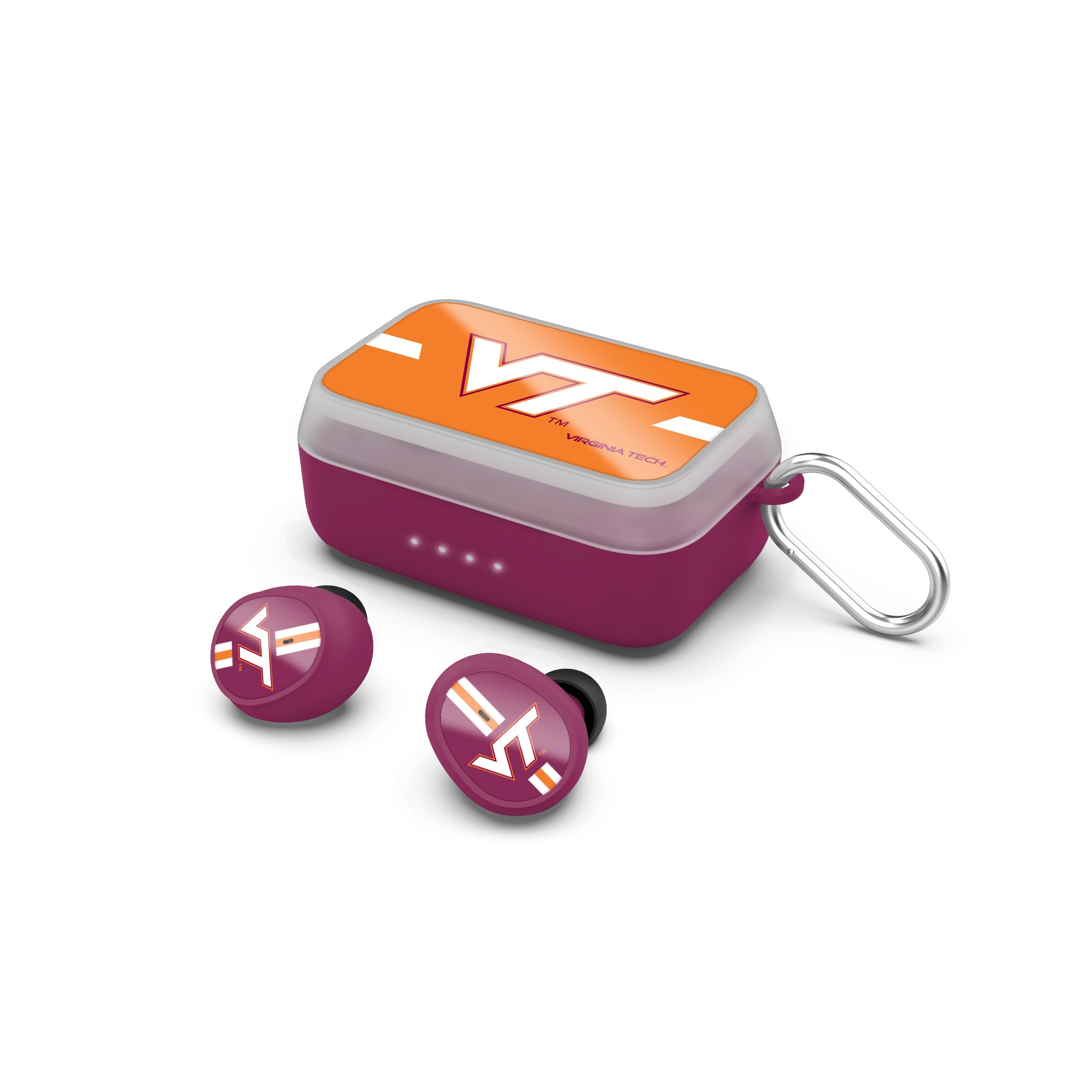 Virginia Tech Hokies NCAA Wireless Sports Earbuds