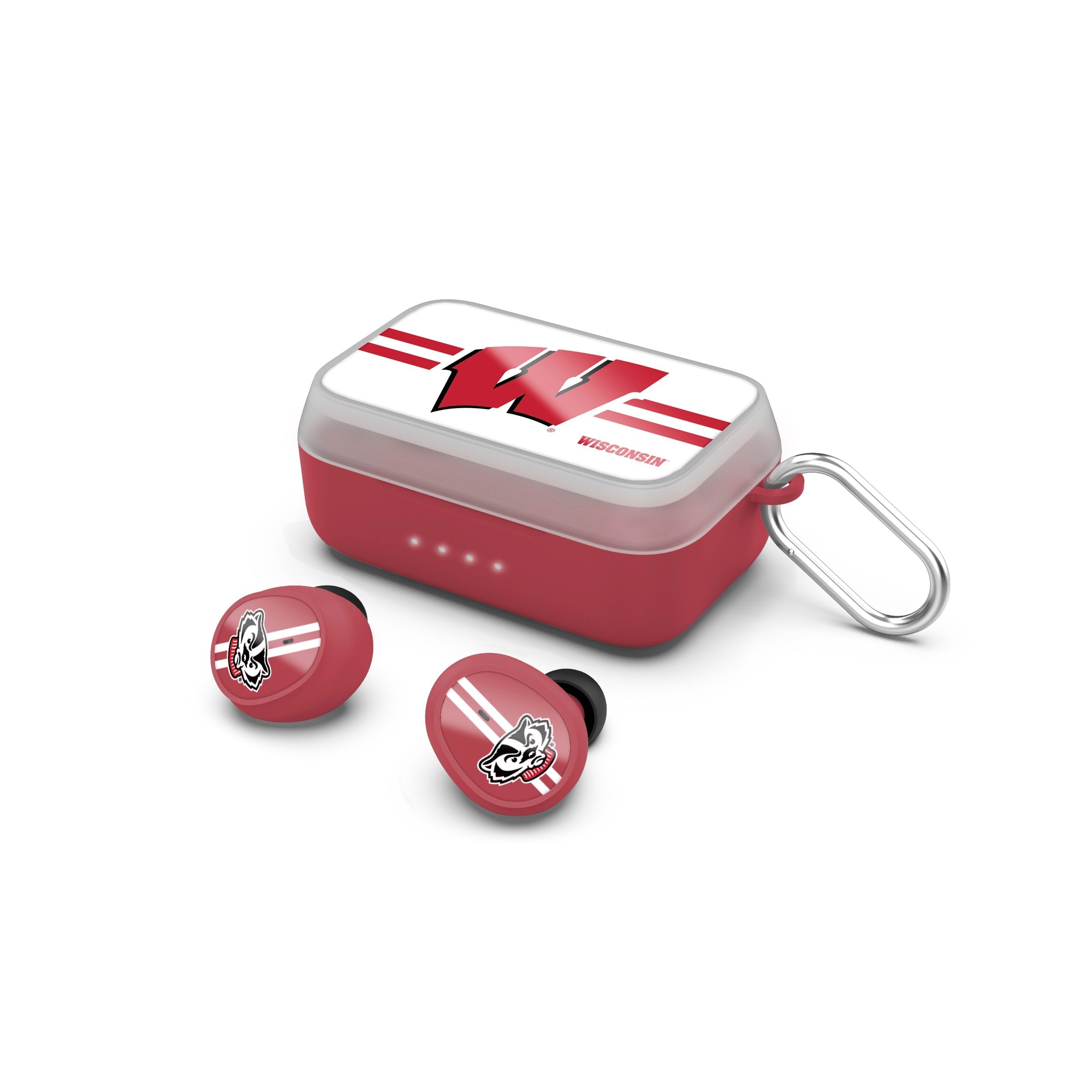 Wisconsin Badgers NCAA Wireless Sports Earbuds