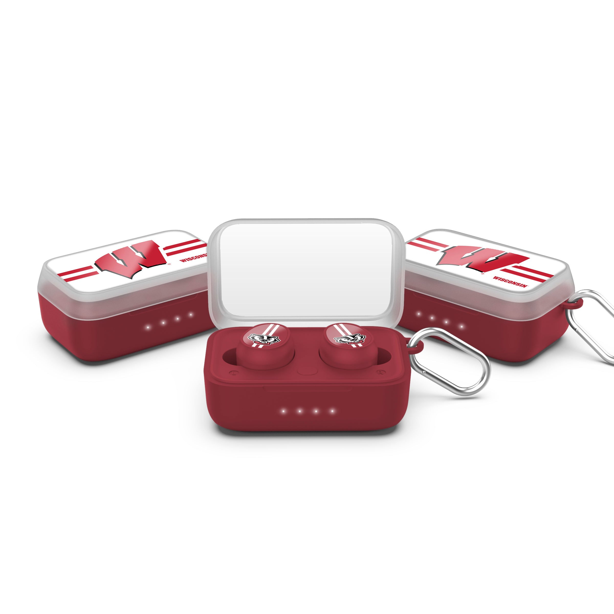 Wisconsin Badgers NCAA Wireless Sports Earbuds