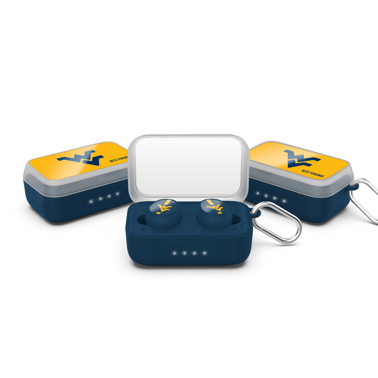 West Virginia Mountaineers NCAA Wireless Sports Earbuds