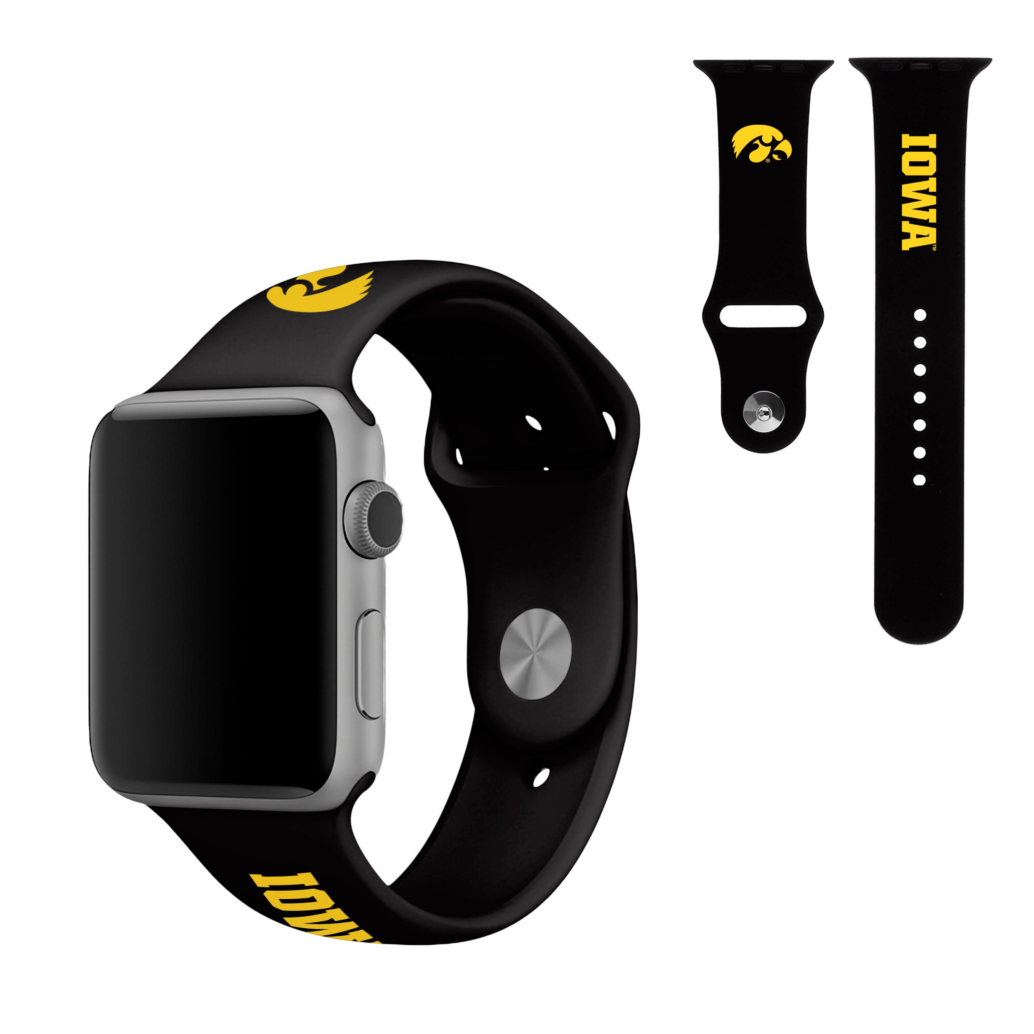 Iowa Hawkeyes NCAA Apple Watch Band - 38mm