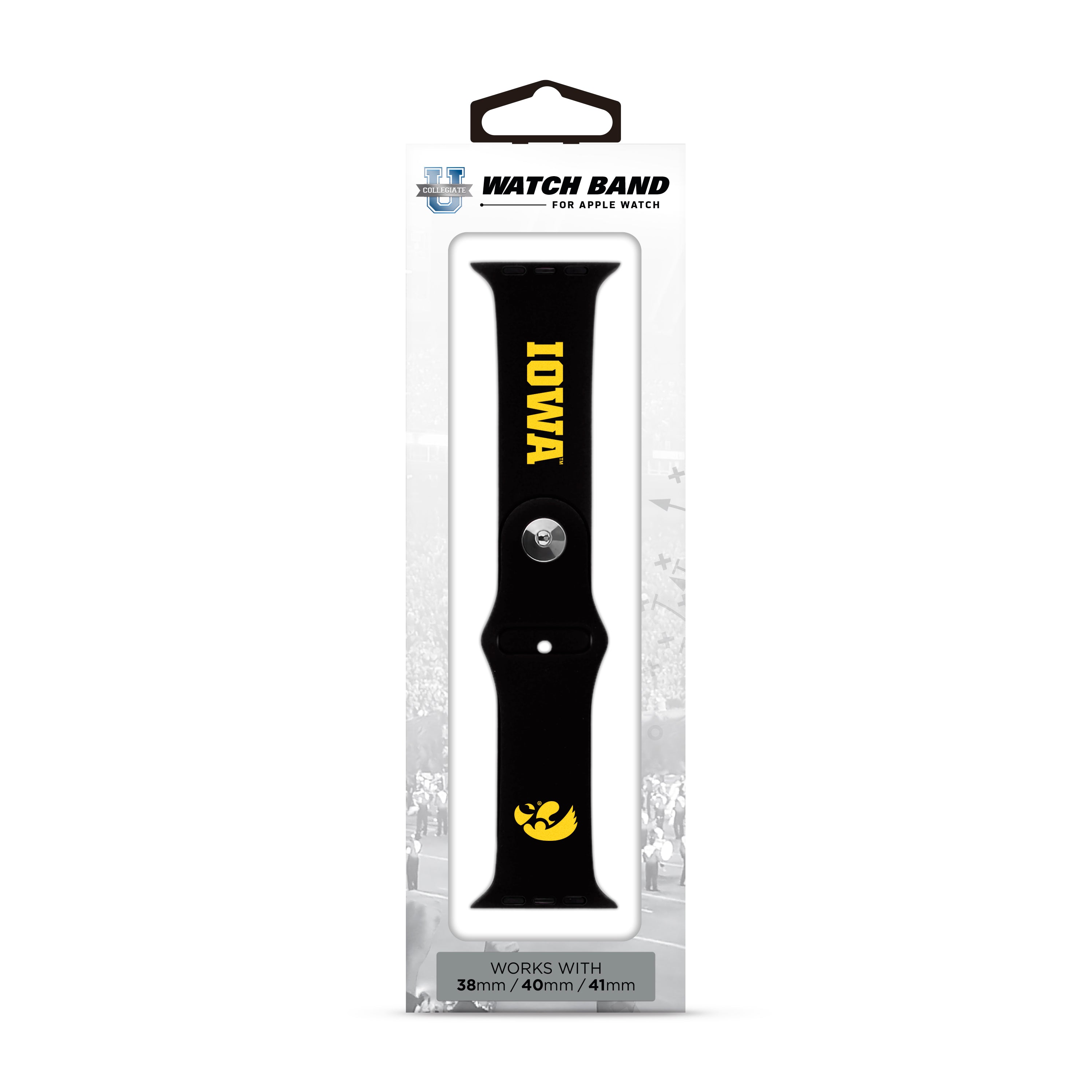 Iowa Hawkeyes NCAA Apple Watch Band - 38mm