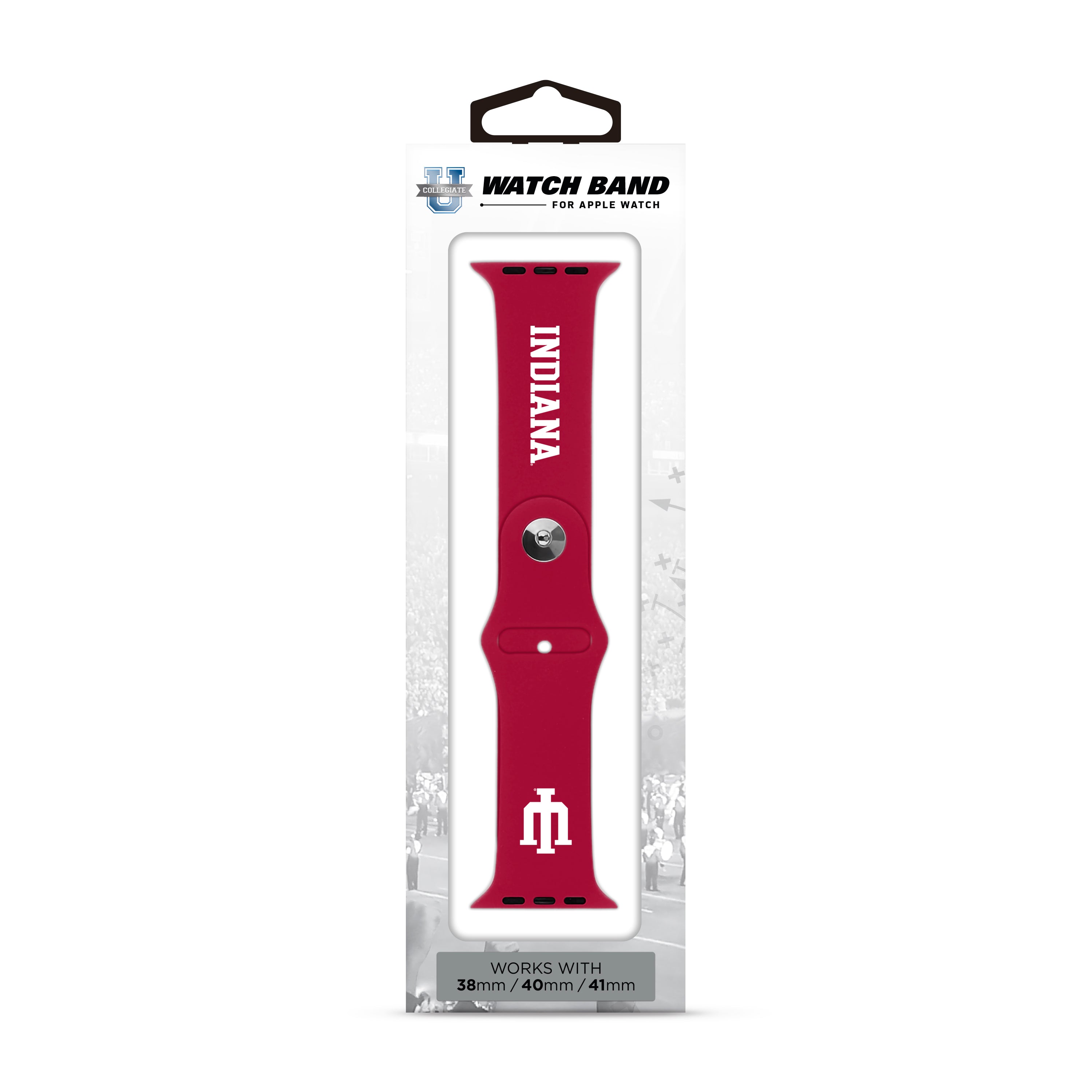 Indiana Hoosiers NCAA Apple Watch Band - 38mm