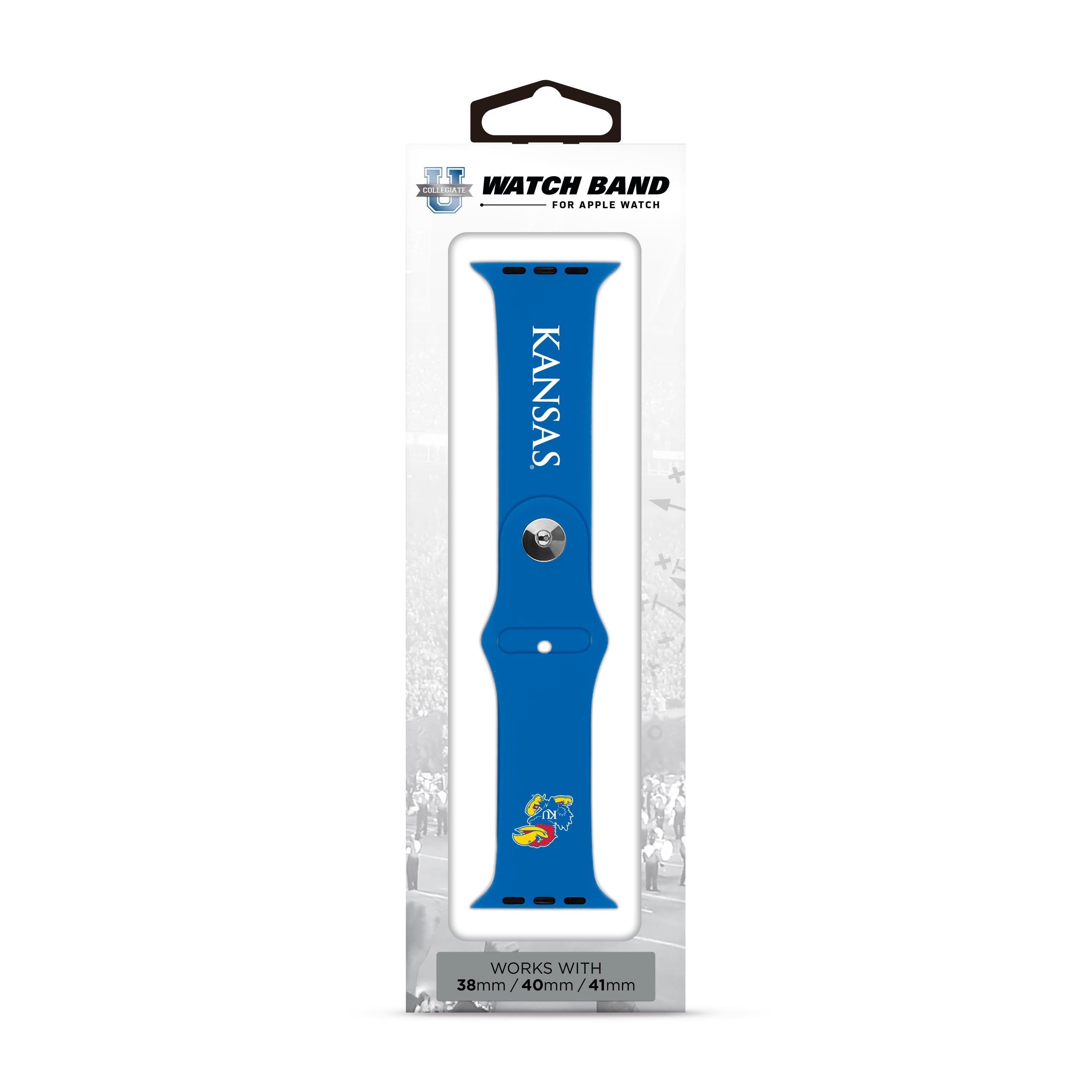 Kansas Jayhawks NCAA Apple Watch Band - 38mm