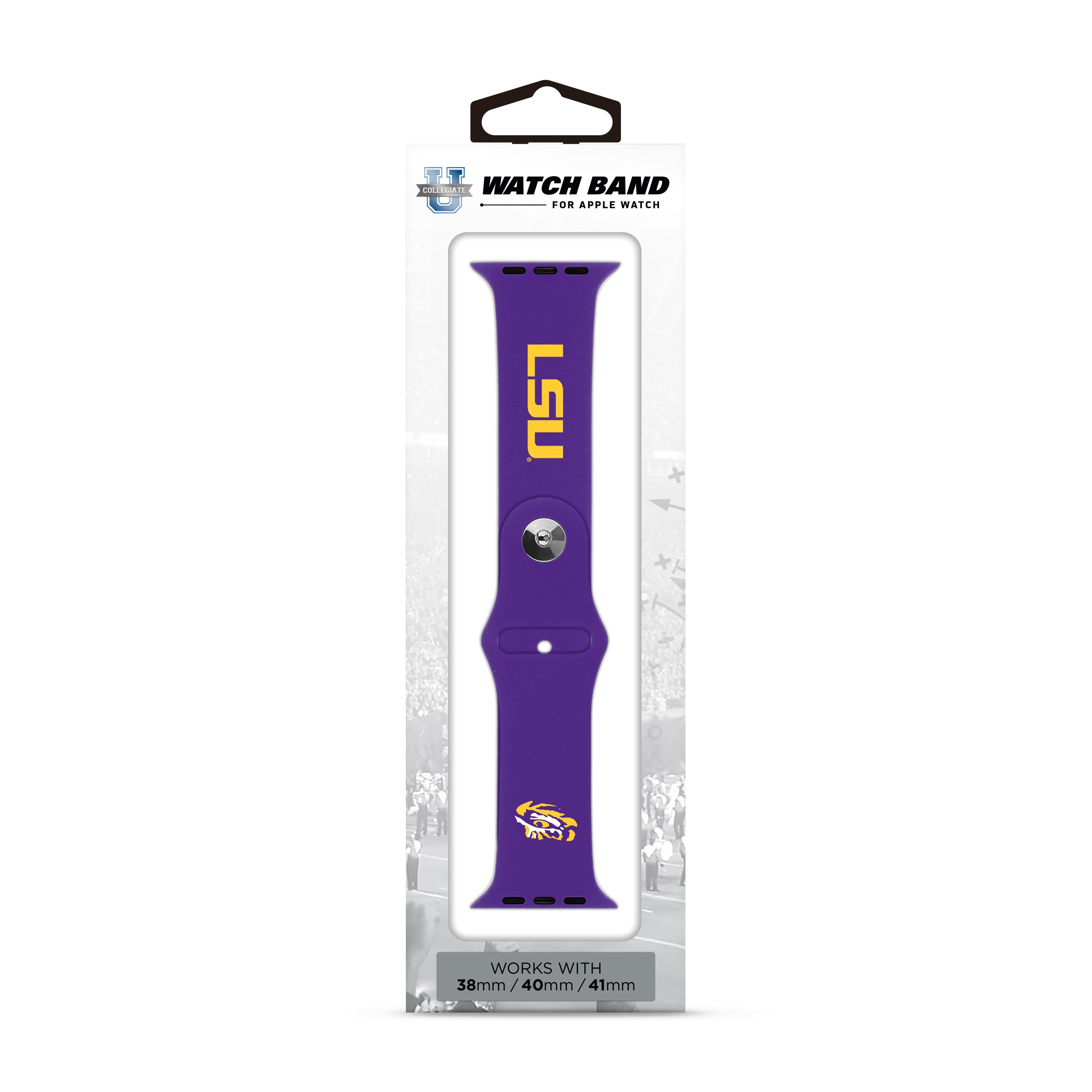 LSU Tigers NCAA Apple Watch Band - 38mm