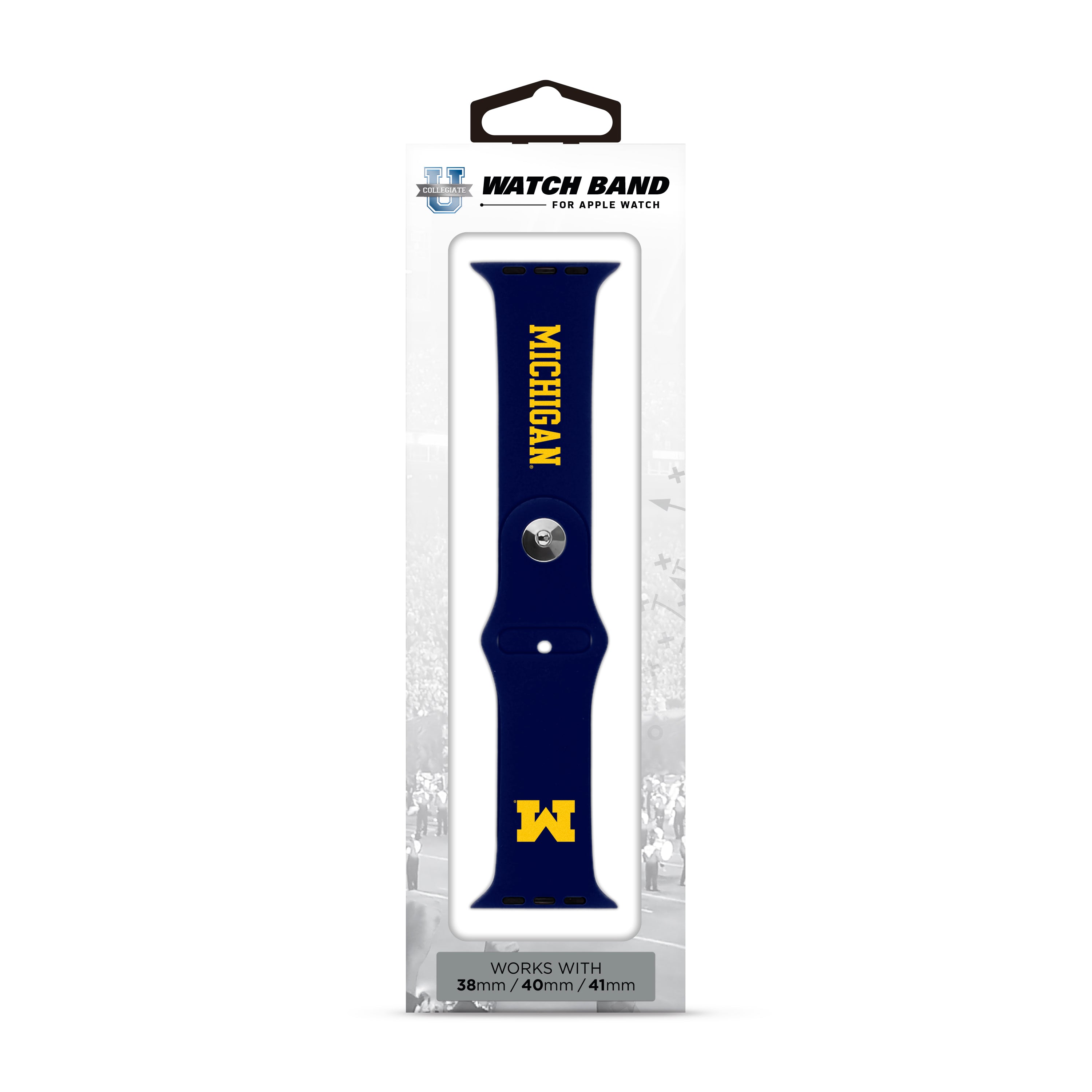 Michigan Wolverines NCAA Apple Watch Band - 38mm